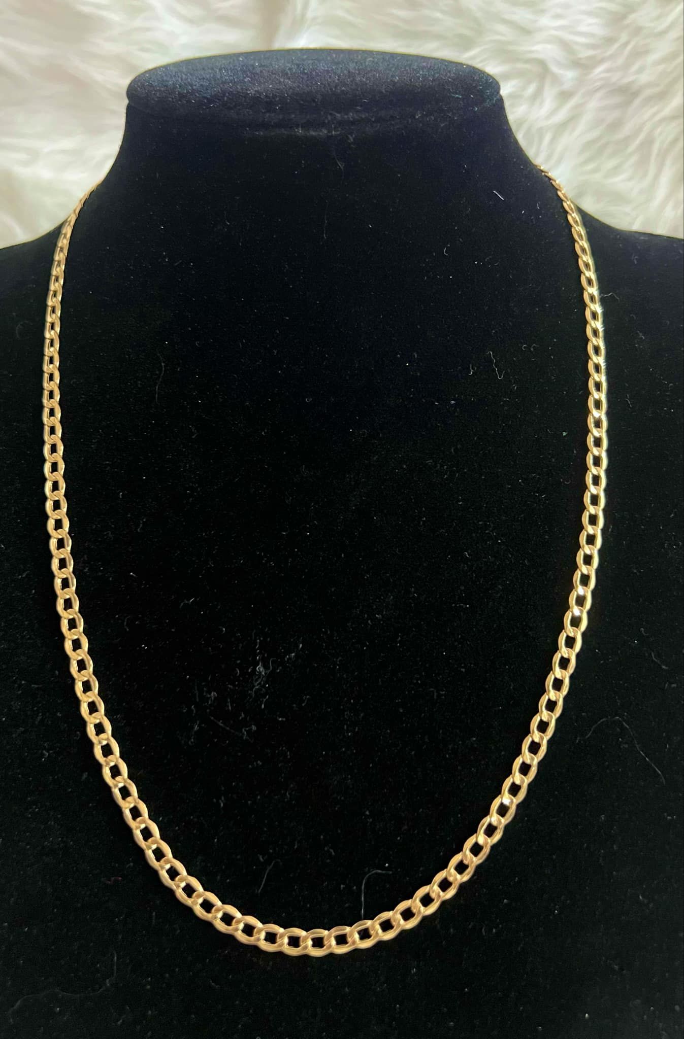 WG03335 N, 18k Saudi Gold Necklace – 7.7 grams