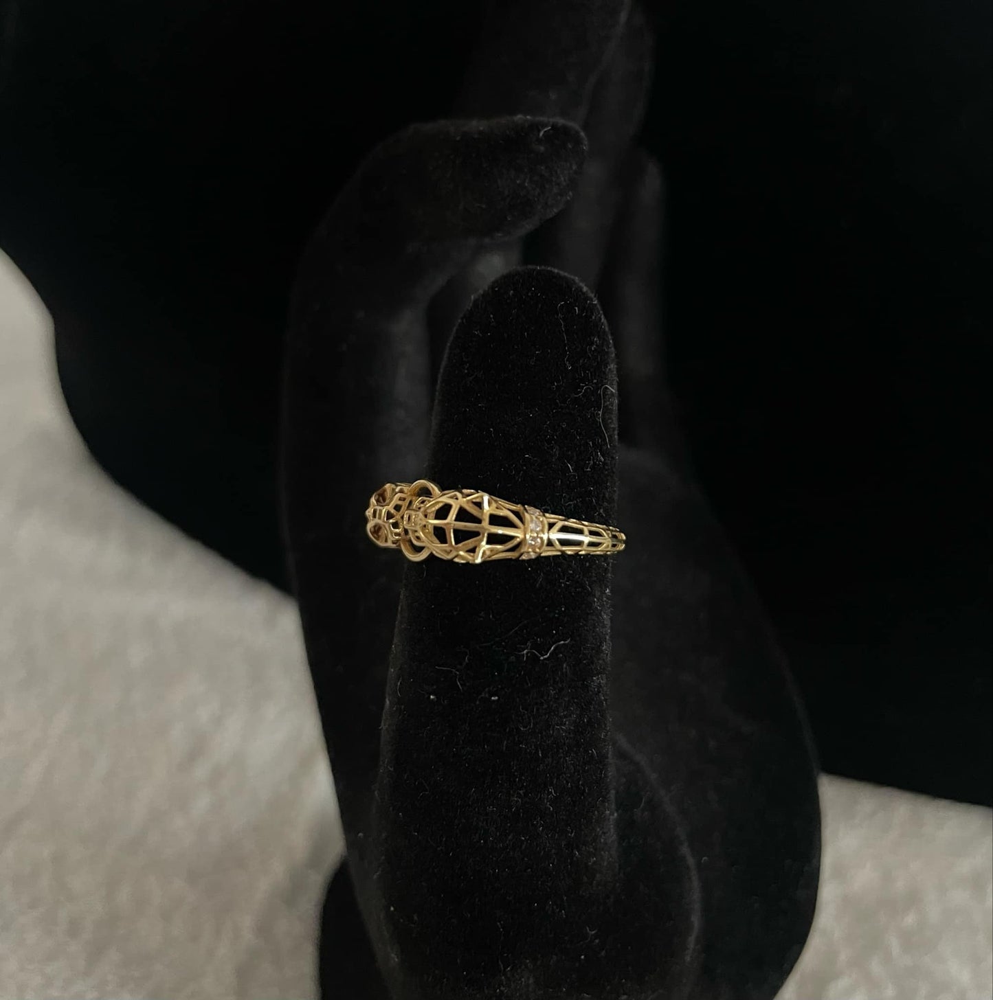 WG03520 R, 18k Saudi Gold Ring – 1.17 grams