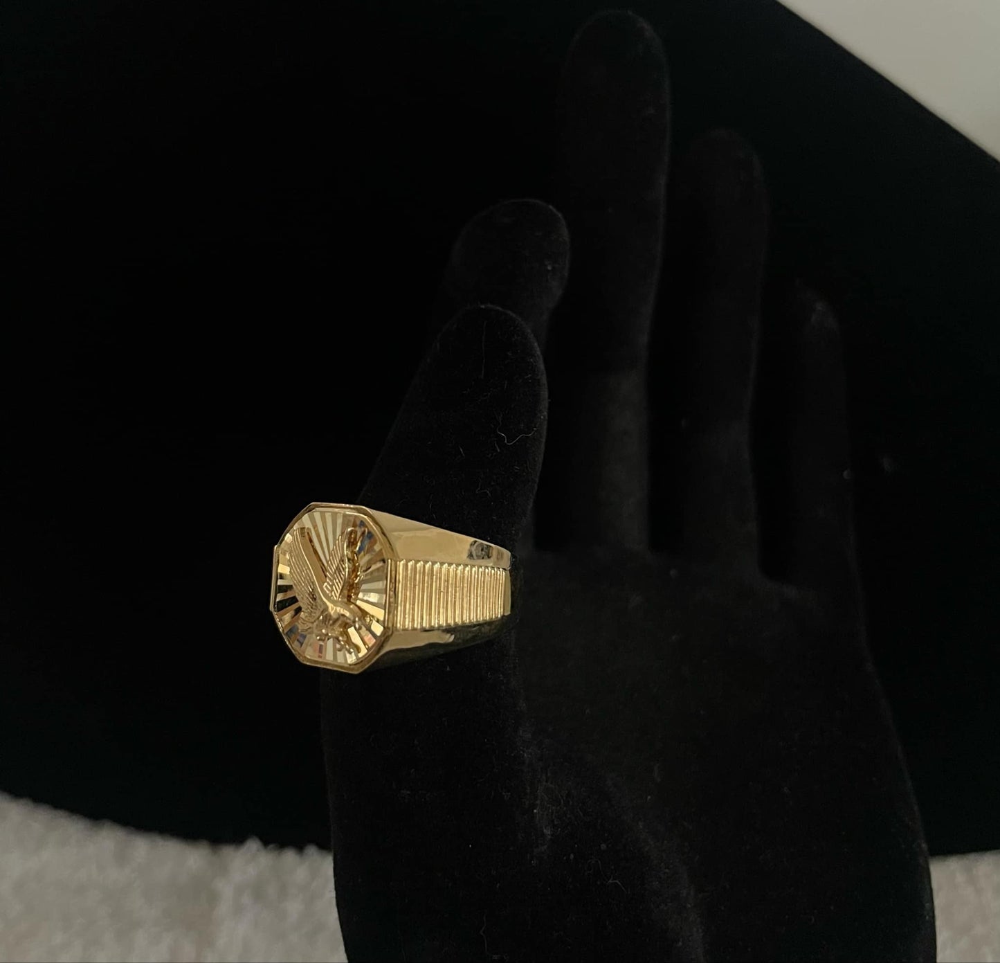 WG03467 R, 18k Saudi Gold Ring – 5.62 grams