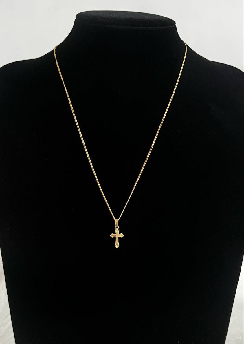 WG003681 18k Saudi Gold Necklace - 20" 1.82g