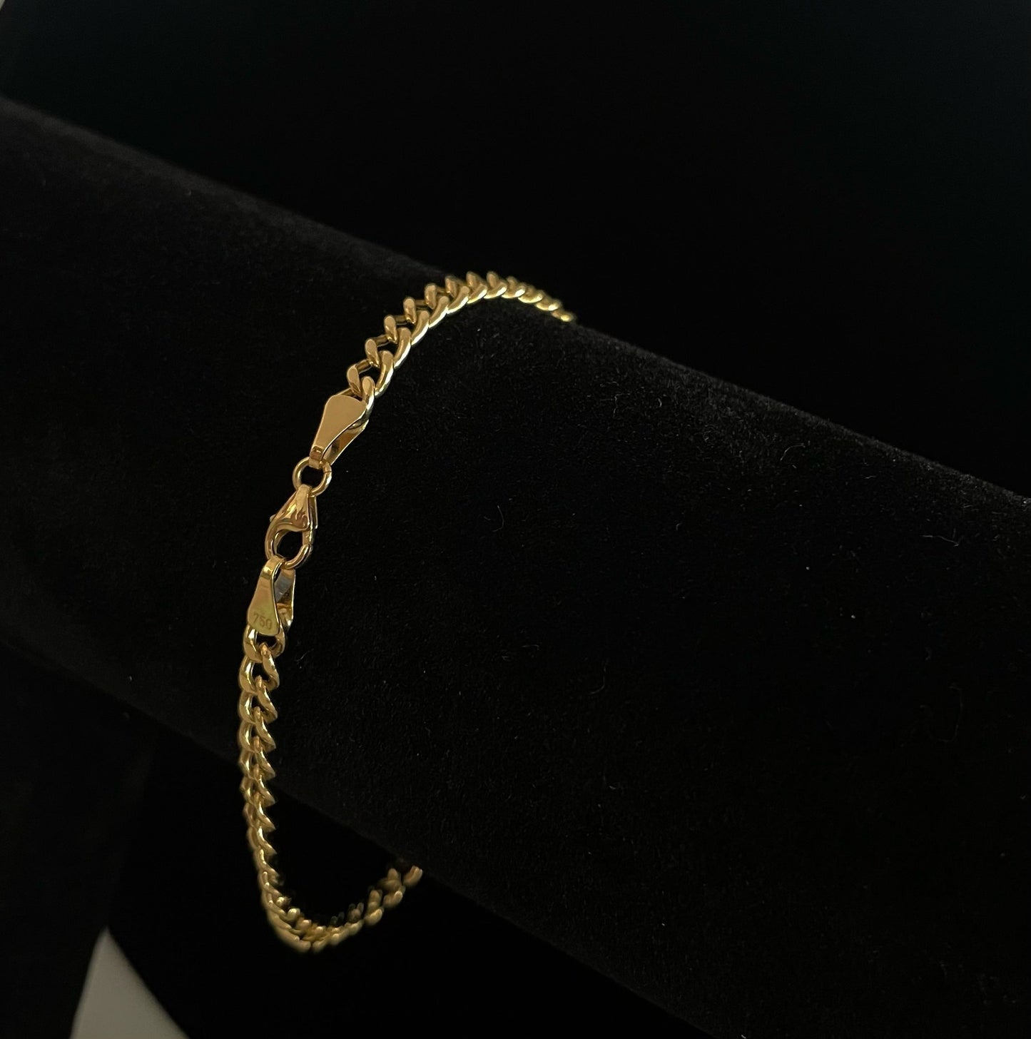 CM00013 18k Saudi Gold Bracelet - 7.5", 3.82g