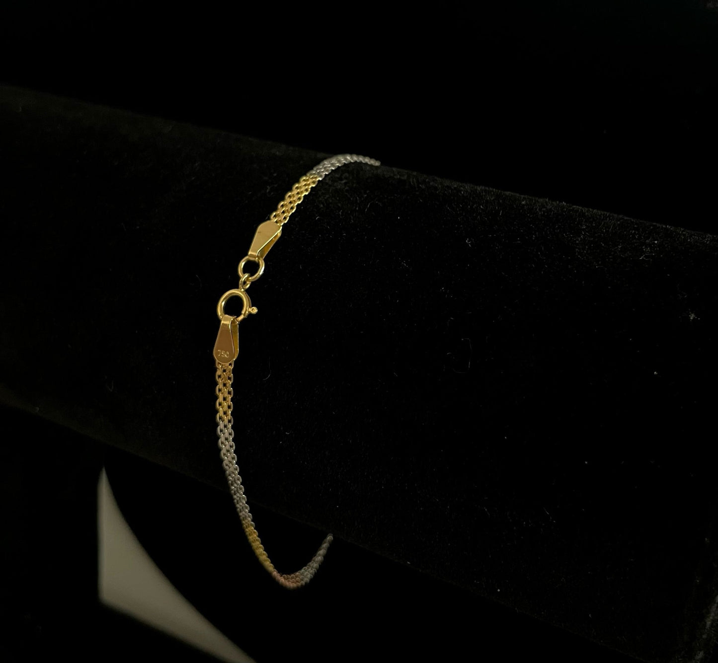 CM00011 18k Saudi Gold Bracelet - 7.5", .99g