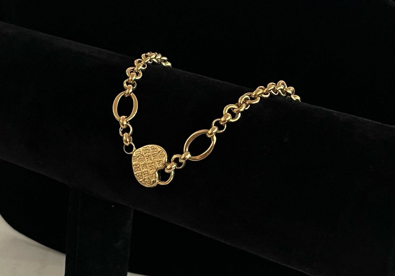 WG003540 8k Saudi Gold Bracelet - size 8", 6.31g