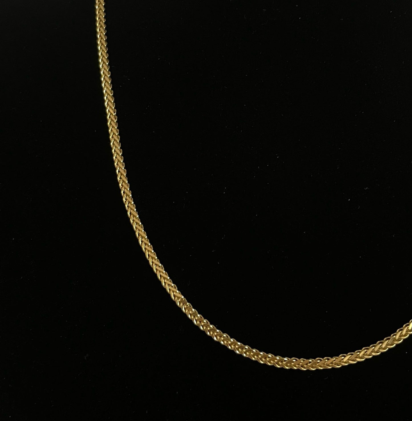 WG003657 18k Saudi Gold Necklace - 20", 7.76g
