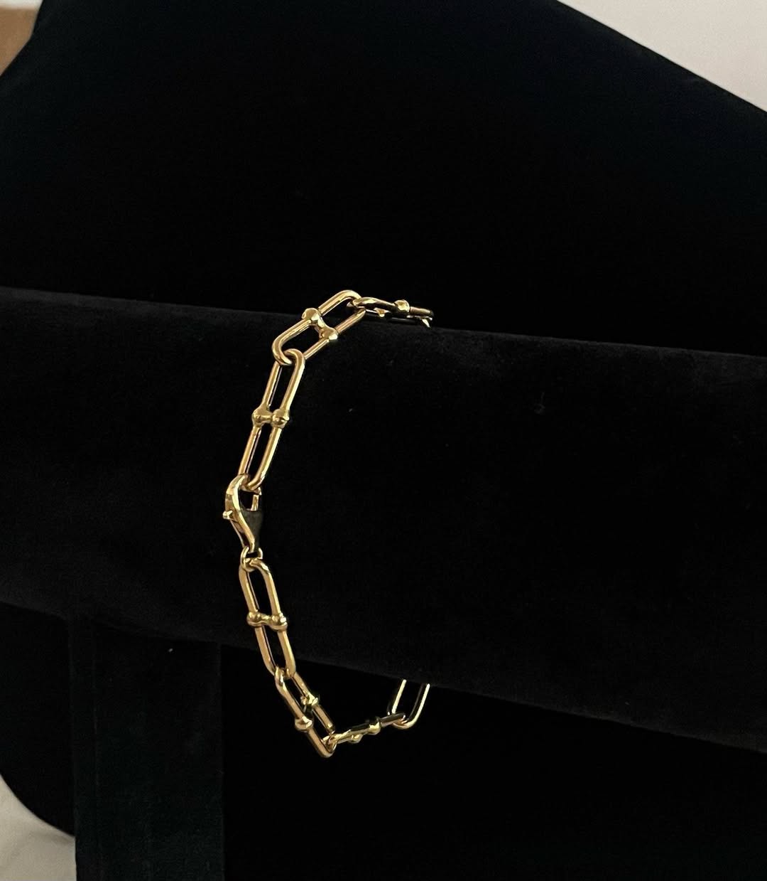 WG003541 18k Saudi Gold Bracelet - size 8", 5.02g