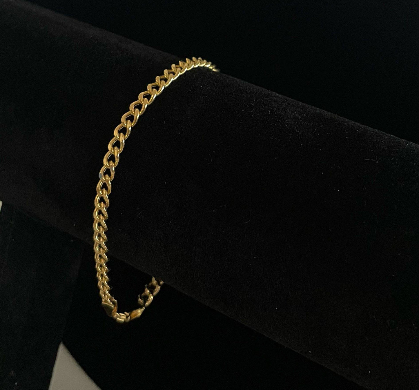 CM00013 18k Saudi Gold Bracelet - 7.5", 3.82g