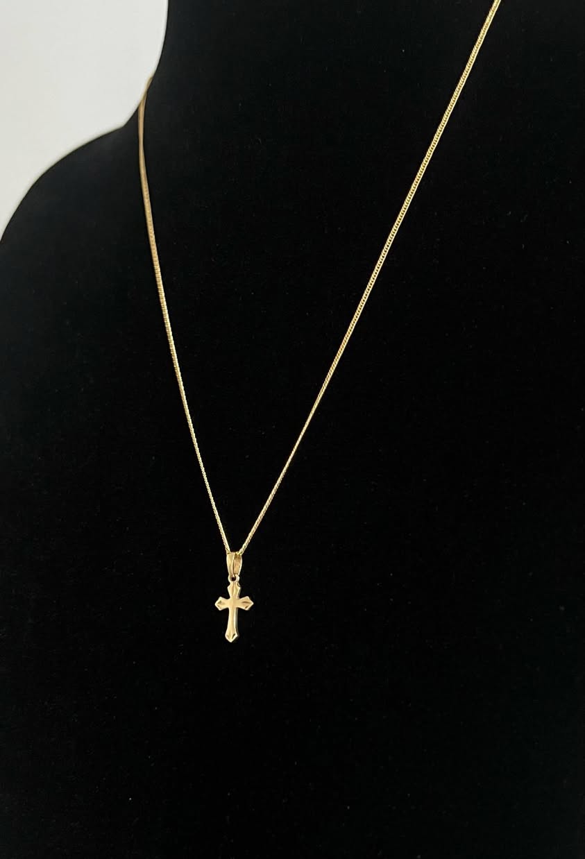 WG003681 18k Saudi Gold Necklace - 20" 1.82g