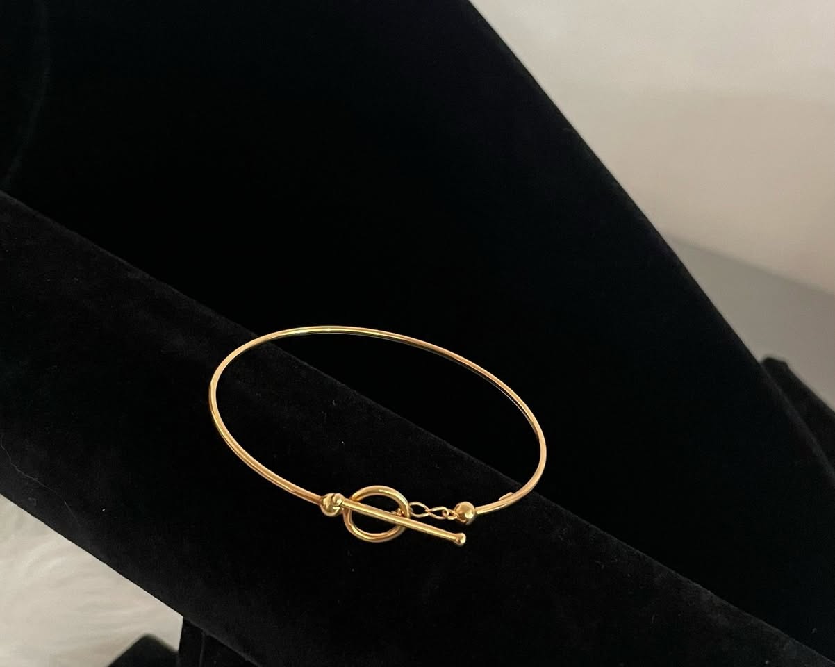 WG003532 18k Saudi Gold Bracelet - Medium 3.76g