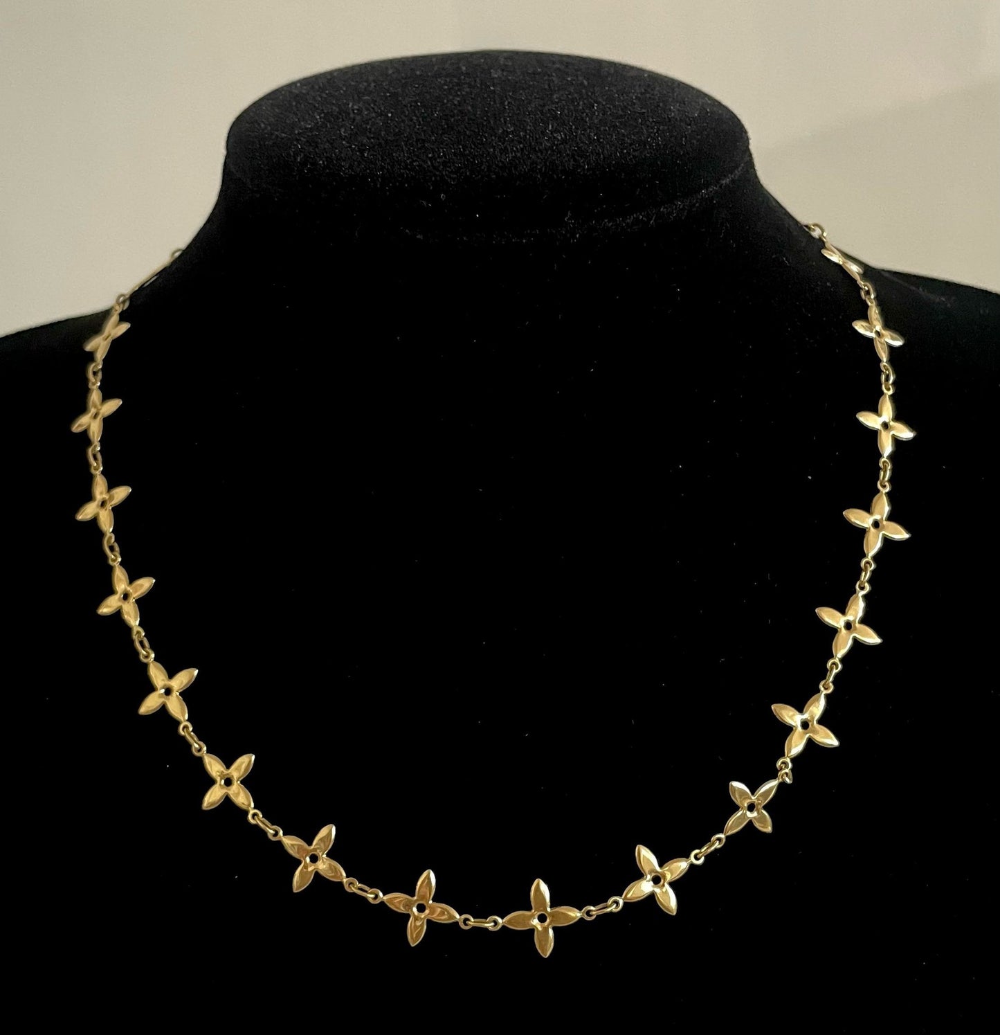 WG003683 18k Saudi Gold Necklace 18" 8.29g
