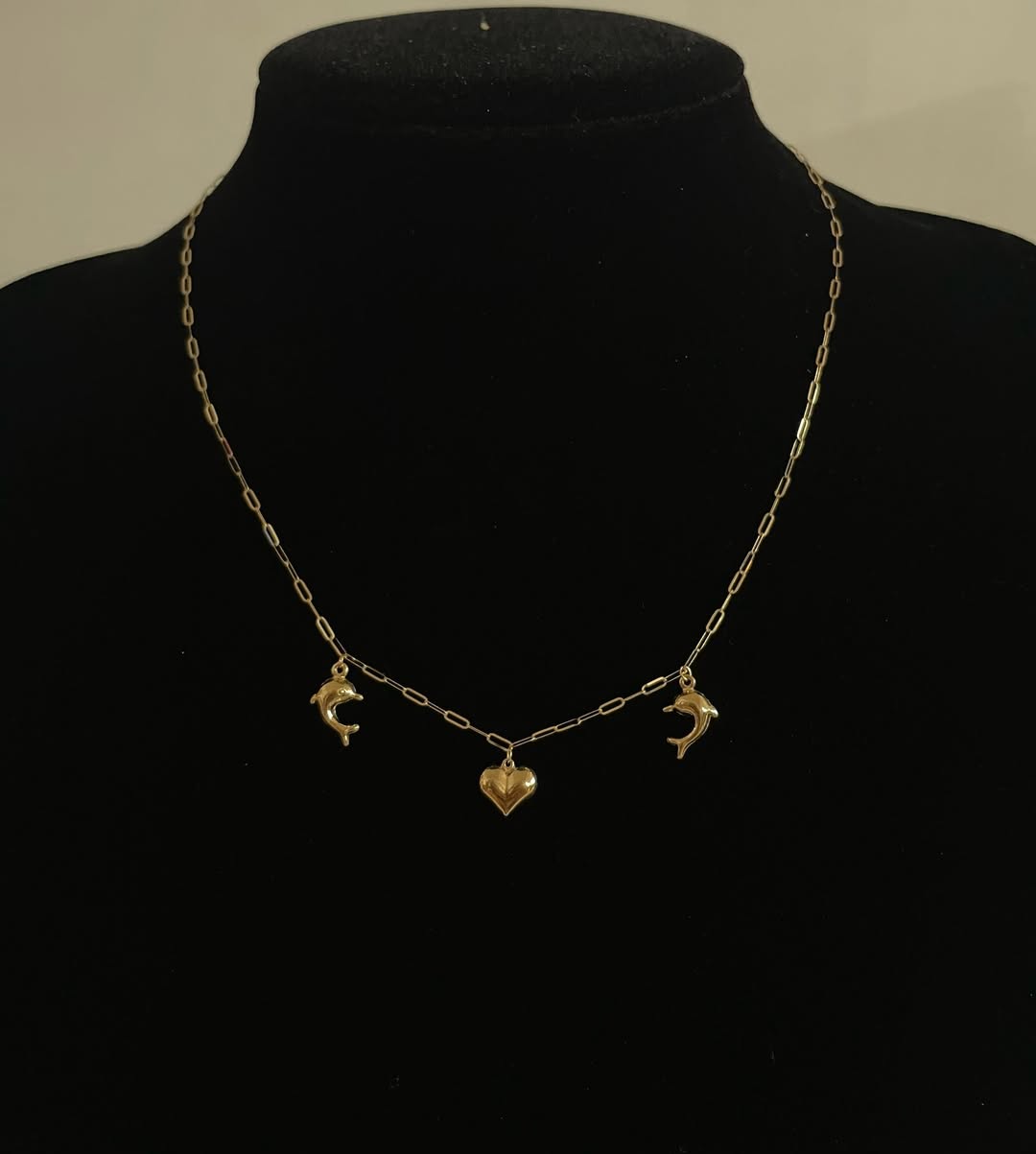 WG003675 18k Saudi Gold Necklace - 16.5-18" 1.90g