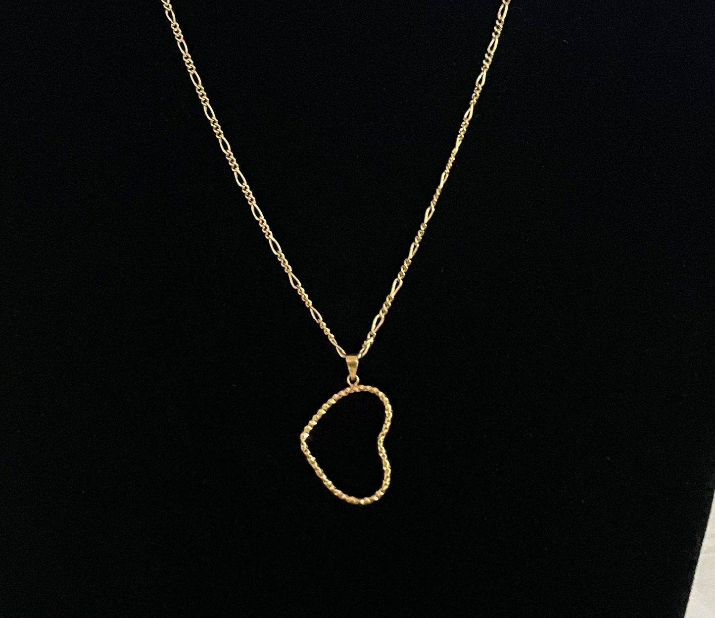WG003544 18k Saudi Gold Necklace 20" 3.01g