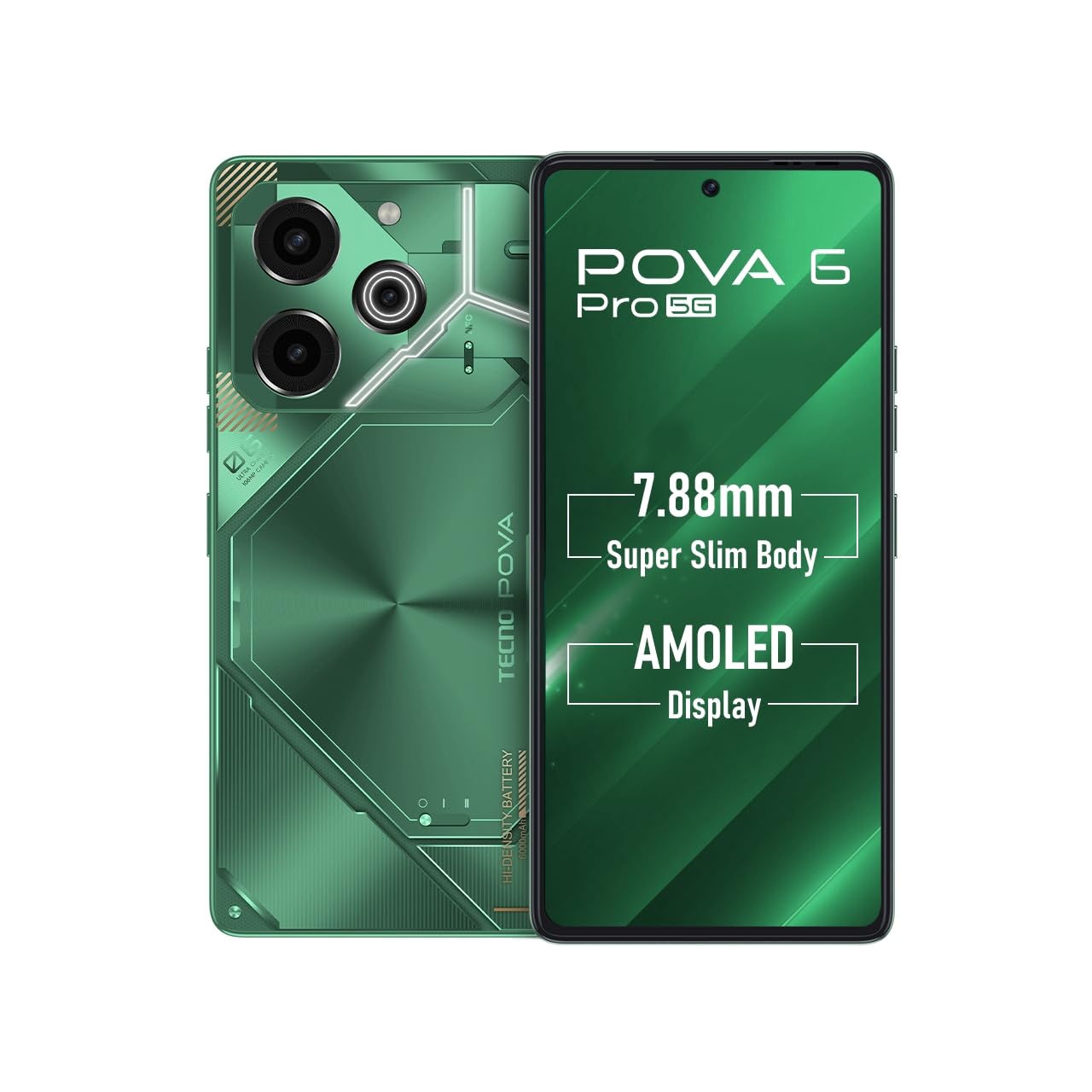 Tecno Pova 6 Pro 5G(12gb+256gb) Comet Green