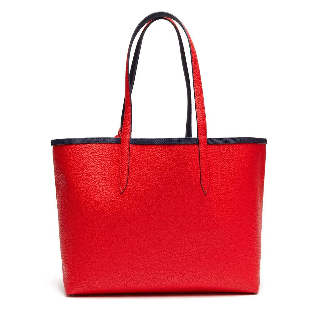 Lacoste Reversible Tote with Pouch Blue/Red