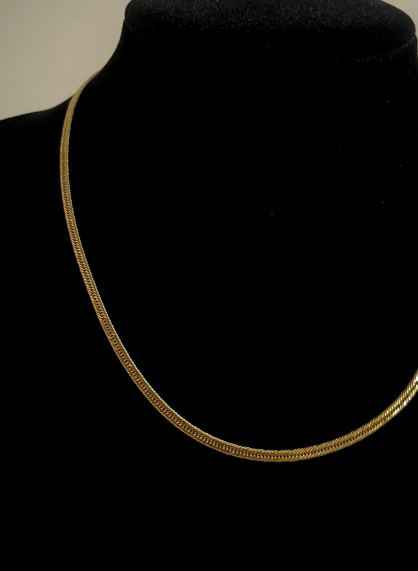 CM00019 N 18k Saudi Gold Necklace - 17.5", 5.23g
