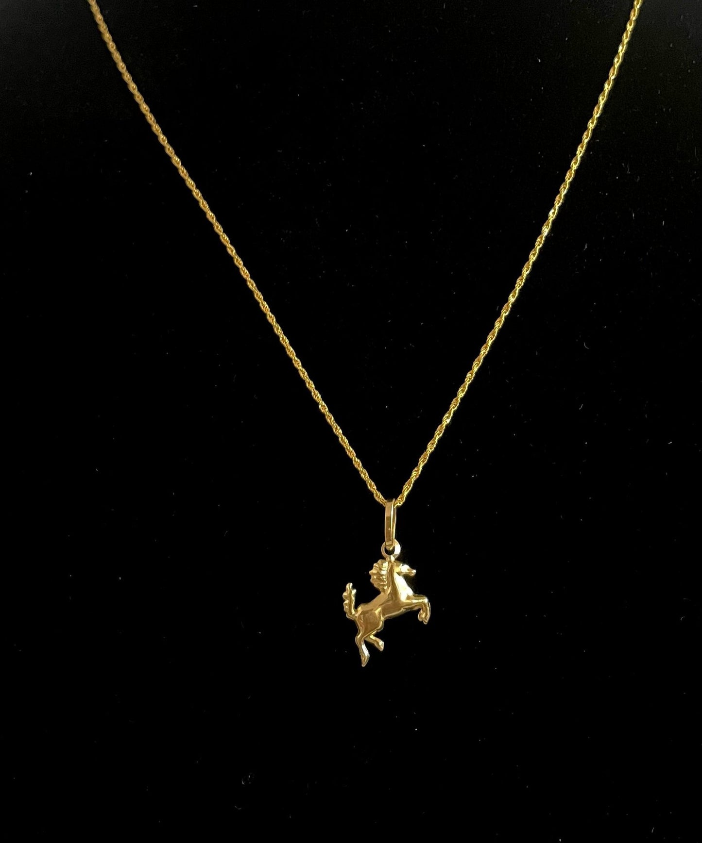 CM00024 N 18k Saudi Gold Necklace - 17.5", 1g
