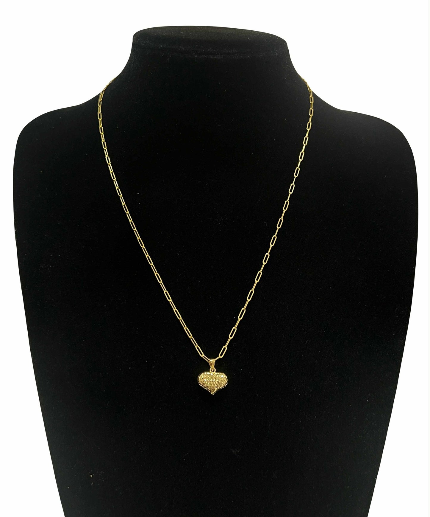 CM00025 N 18k Saudi Gold Necklace 20" 2.42g