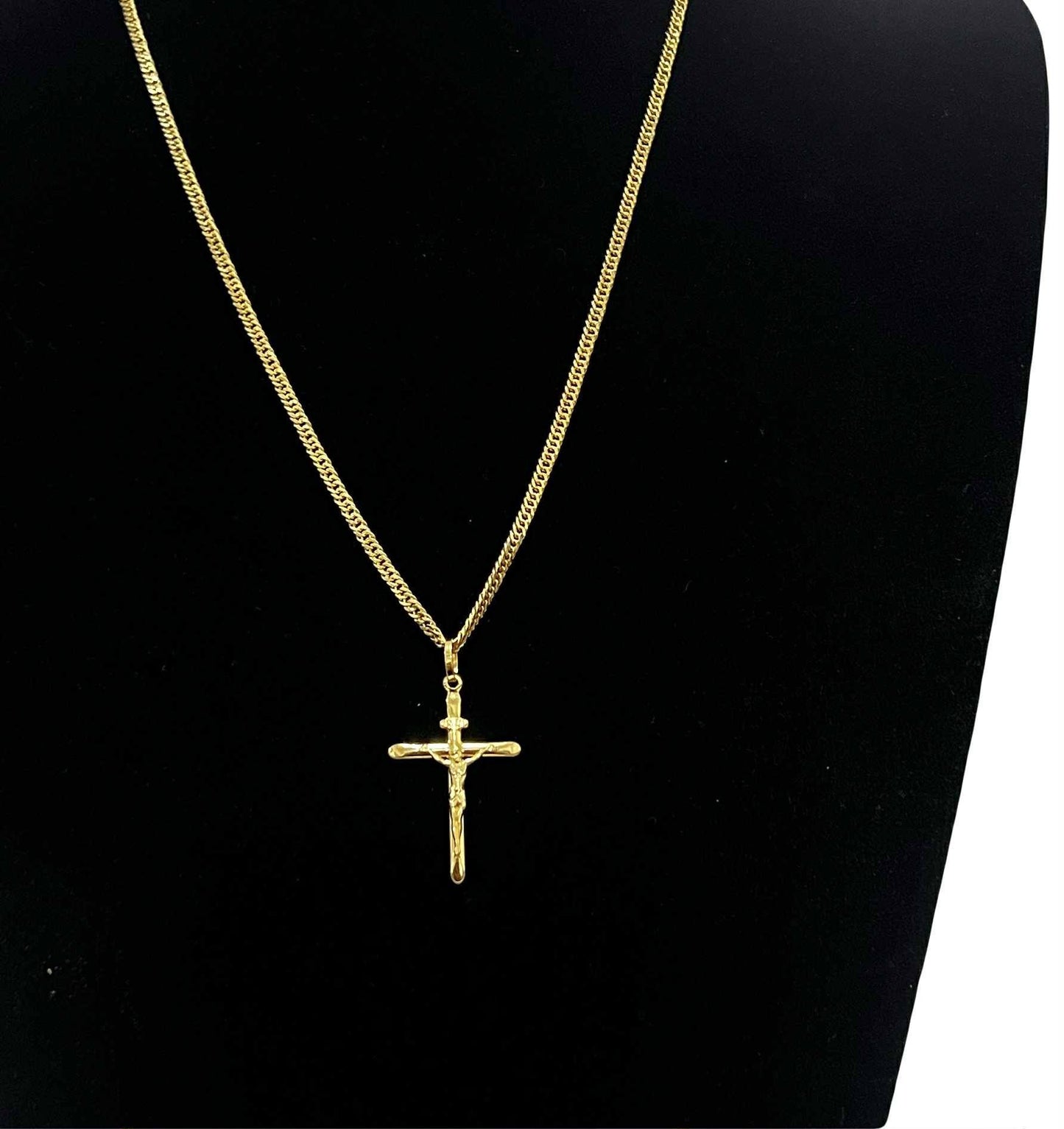 CM00026 N 18k Saudi Gold Necklace 20" 5.03g