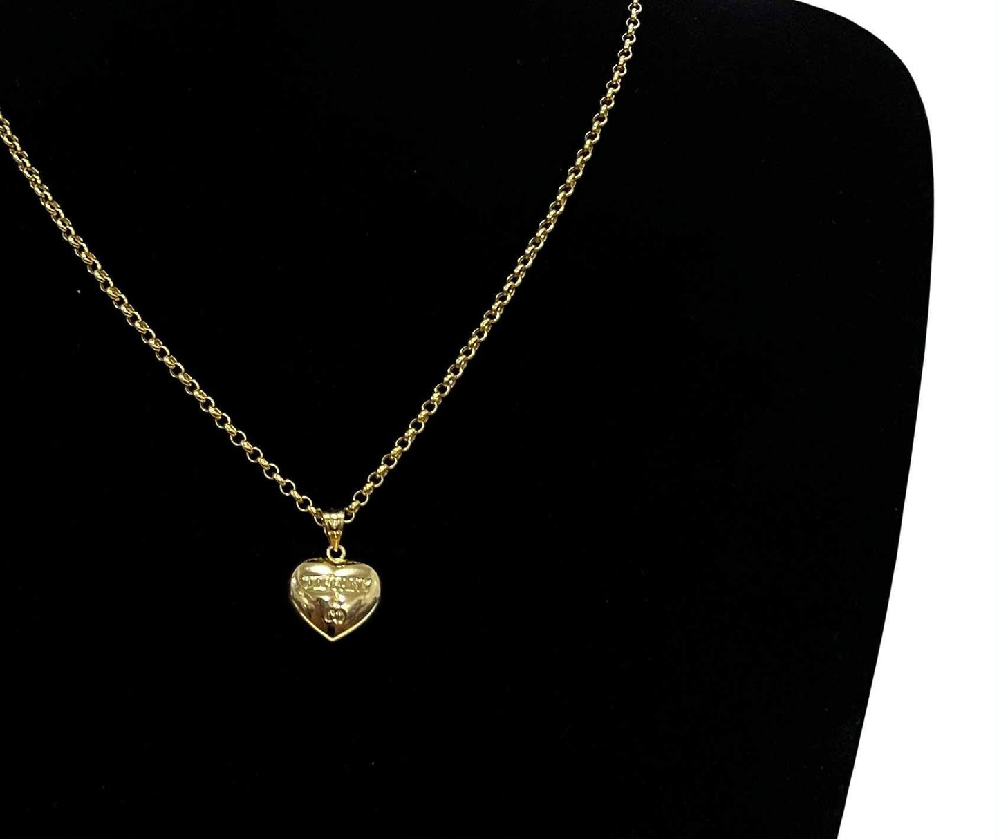 CM00029 N 18k Saudi Gold Necklace 18" 6.02g