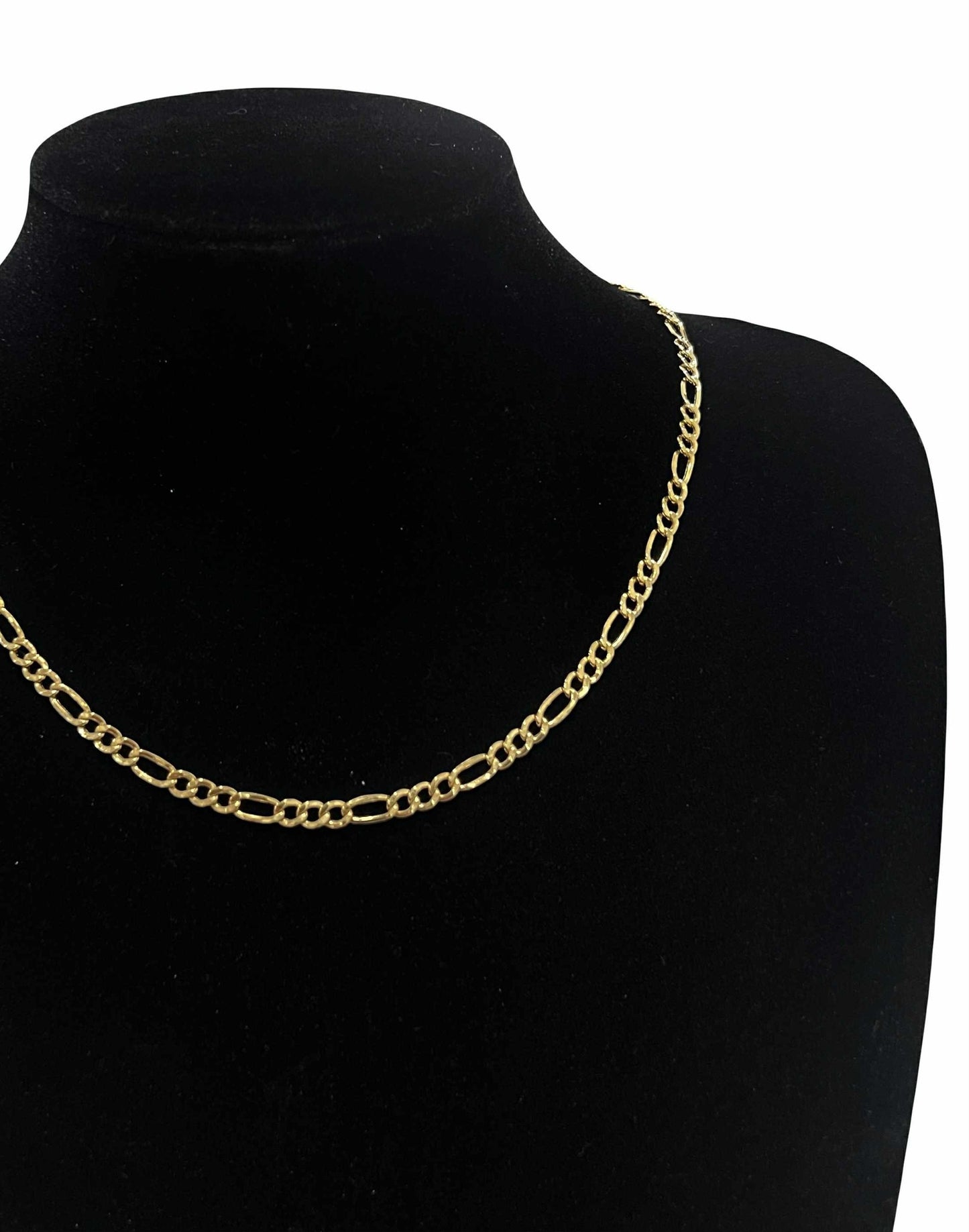 CM00034 N 18k Saudi Gold Necklace 18" 7.40g
