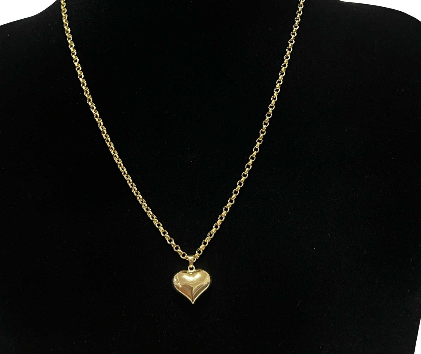 CM00035 N 18k Saudi Gold Necklace 18" 4.96g