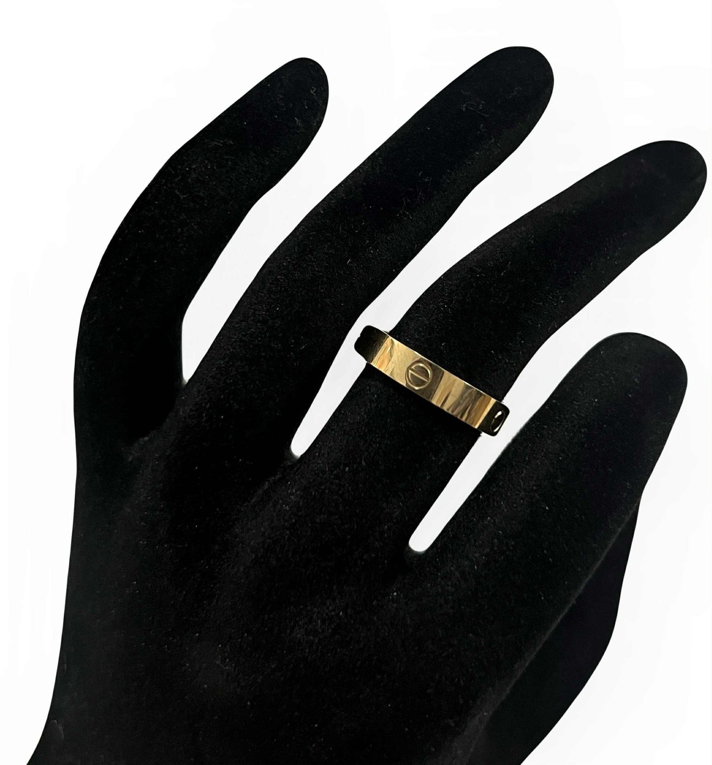 CM00039 R 18k Saudi Gold Ring s 7 2.02g