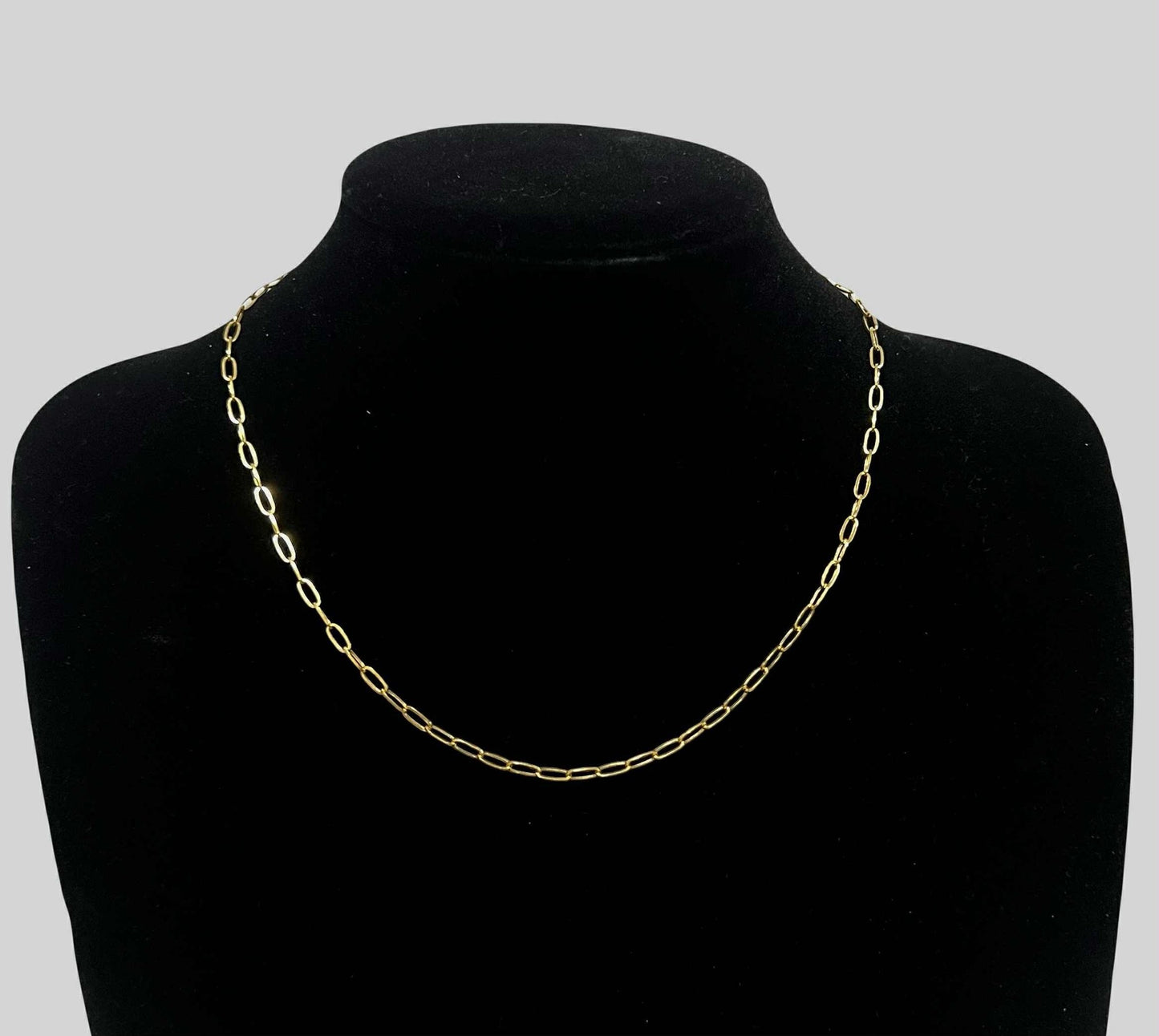 CM00076 N 18k Saudi Gold Necklace 18" 3g
