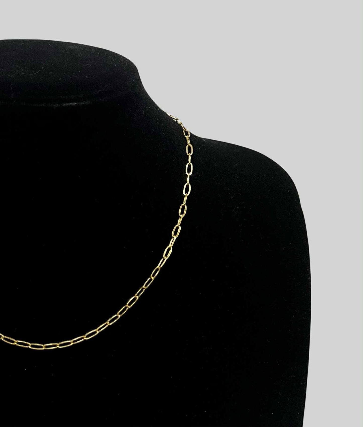 CM00076 N 18k Saudi Gold Necklace 18" 3g