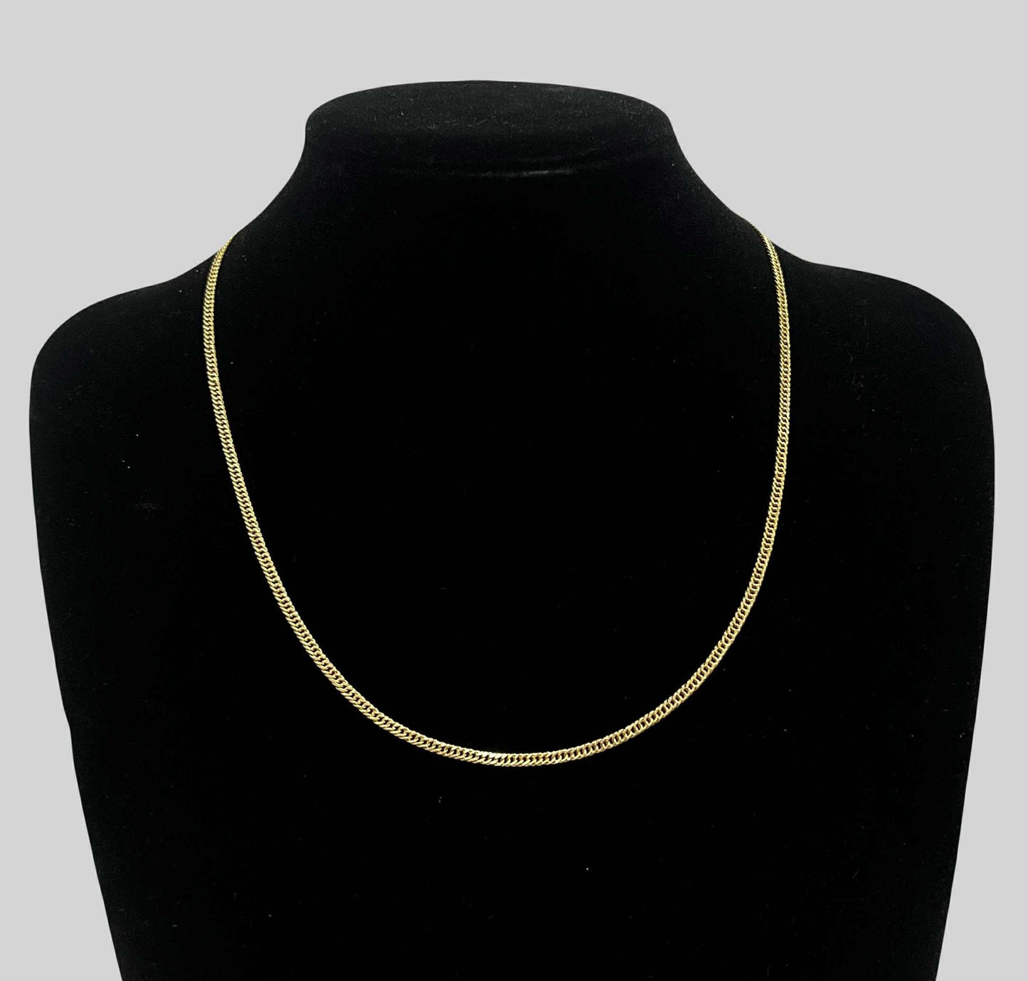 CM00078 N 18k Saudi Gold Necklace 20" 4.60g
