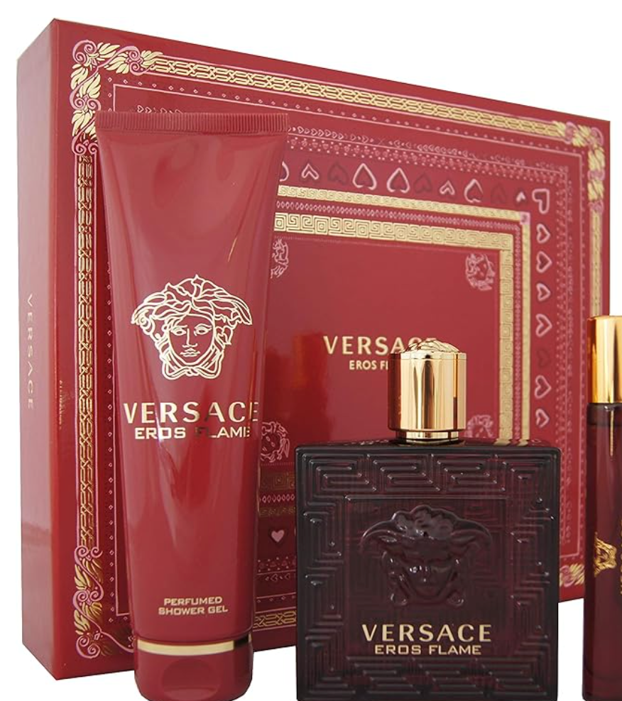 Versace Eros Flame EDP 100ml+10ml Decant+15ml Deodorant Set