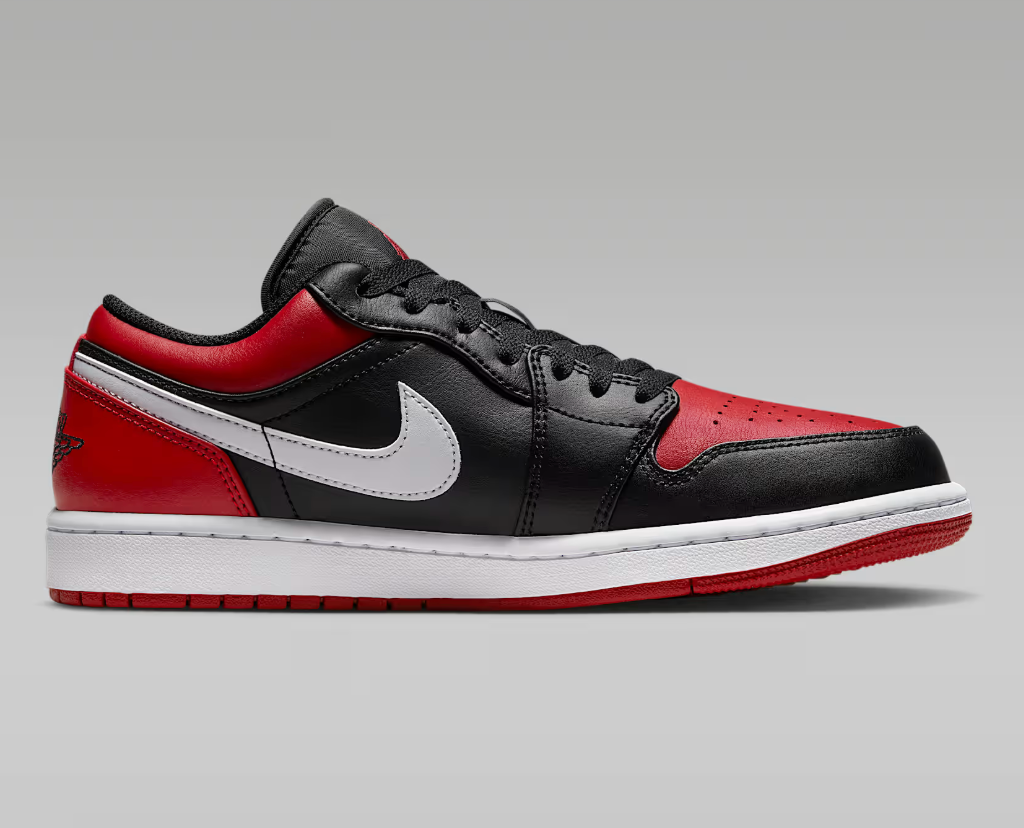 Air Jordan 1 Low (Black/Red) Size 11 Shoes