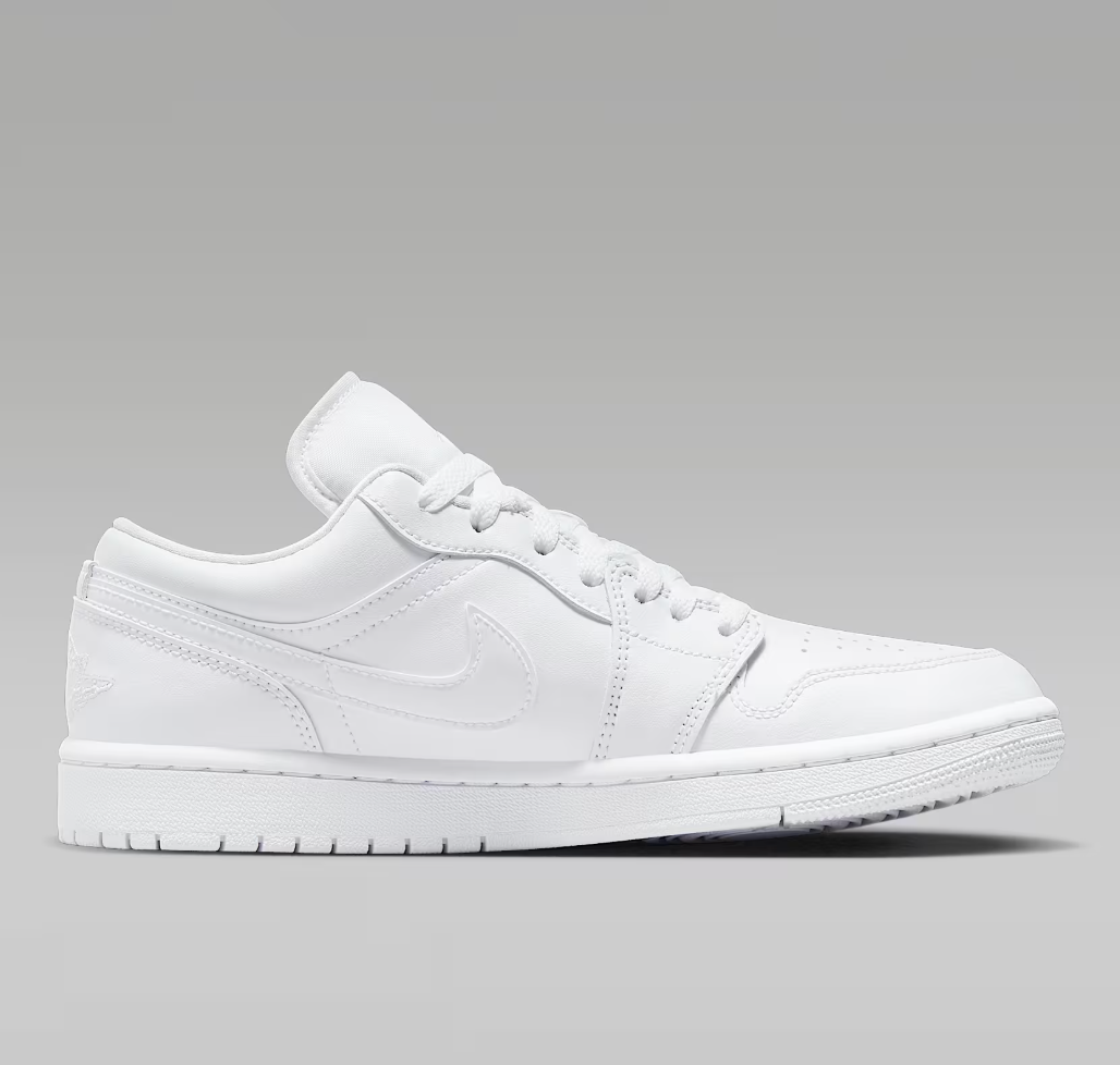 Air Jordan 1 Low triple white Size 6 Shoes