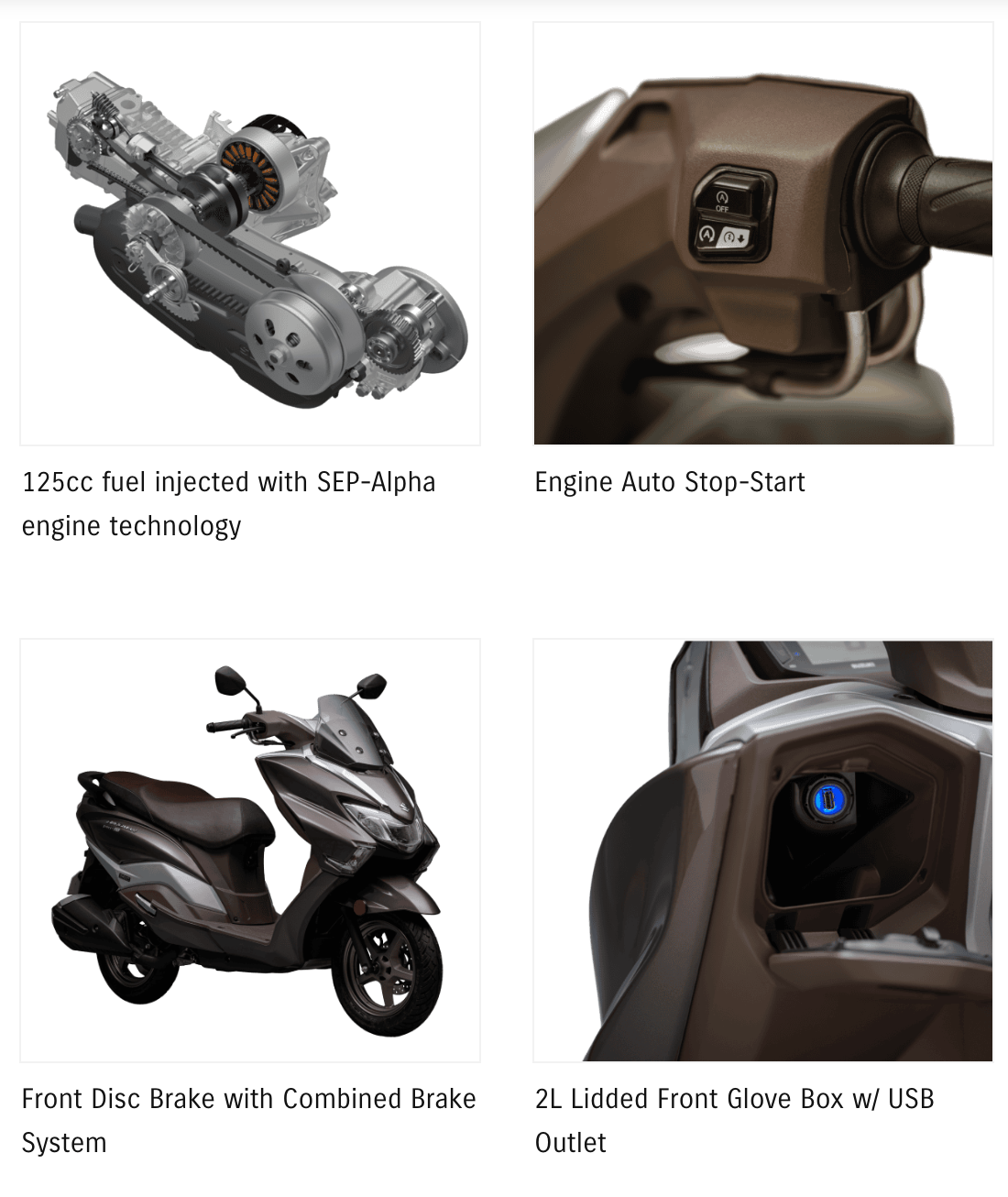 Burgman Street 125 EX Scooter (Suzuki Motorcycle)