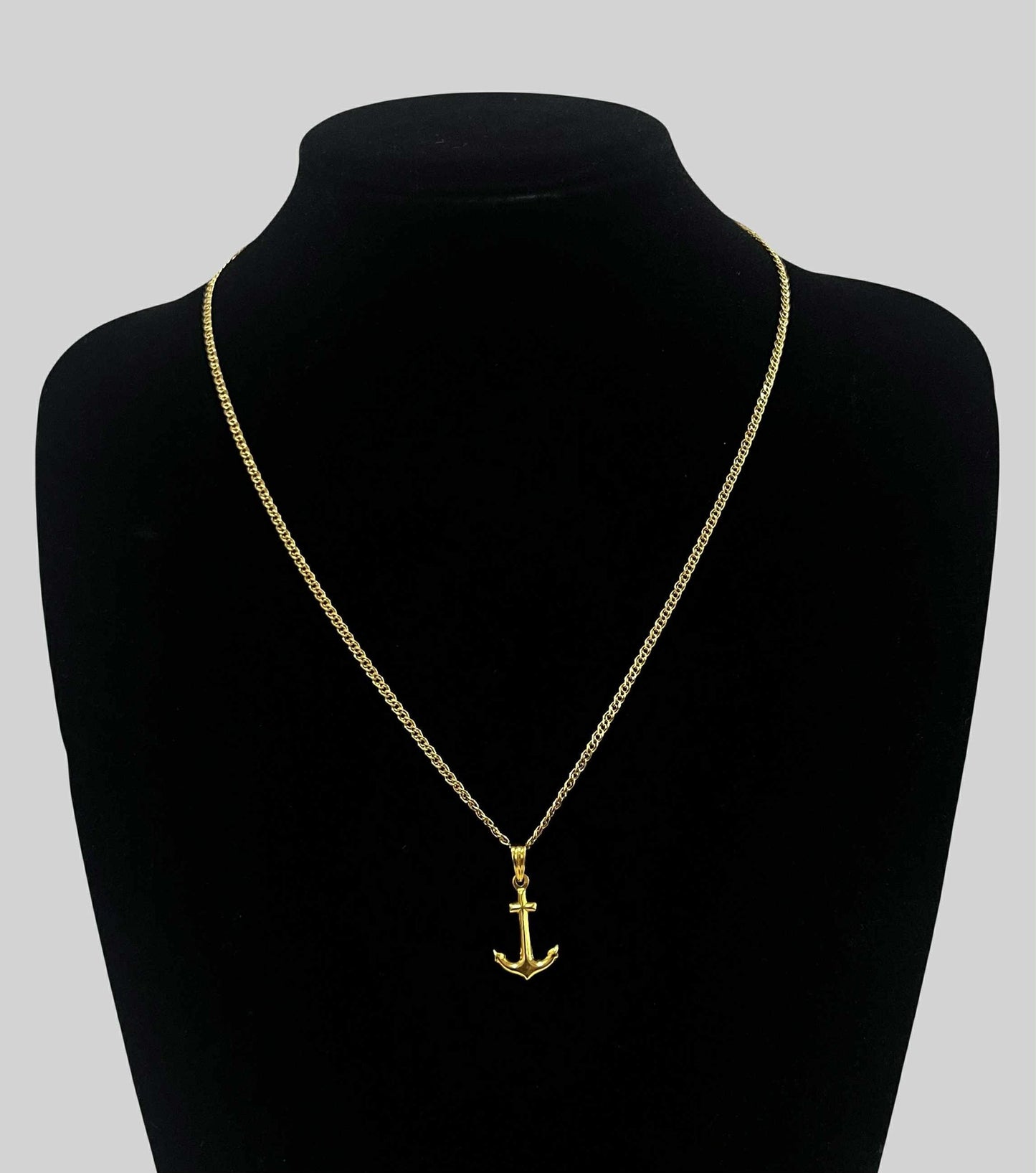 WG003612 N 18k Saudi Gold Necklace 20" 3.53g