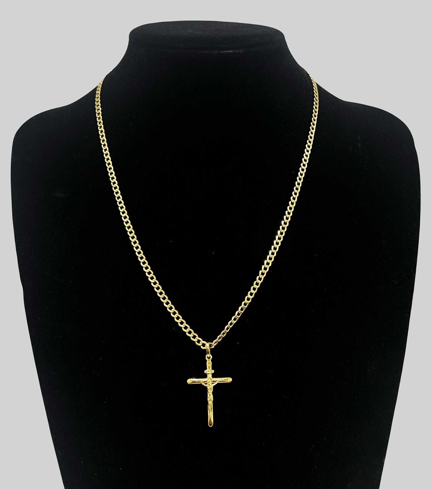 WG003613 N 18k Saudi Gold Necklace 20" 6.04g