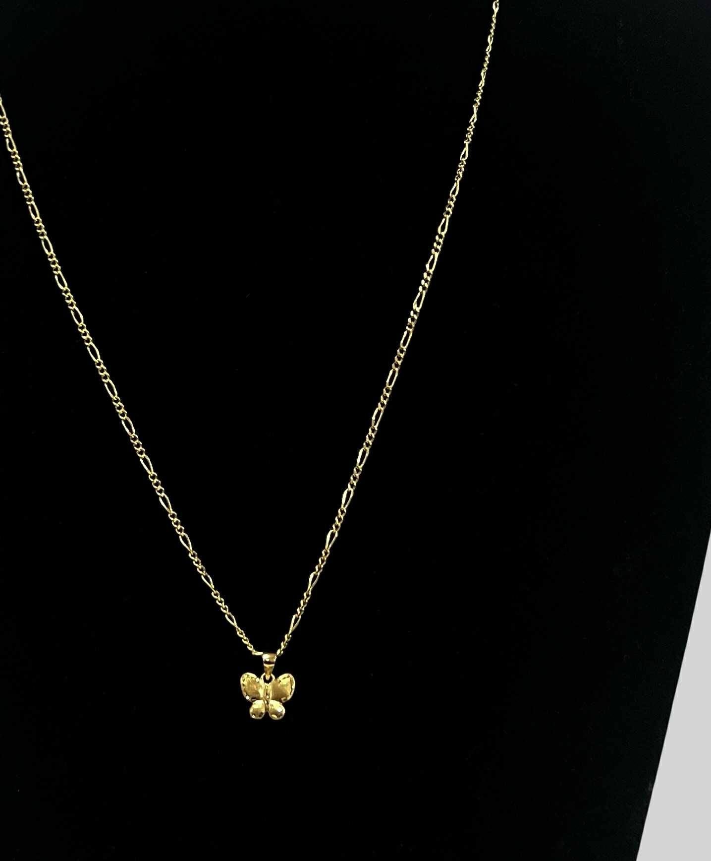 WG003614 N 18k Saudi Gold Necklace 22" 2.94g
