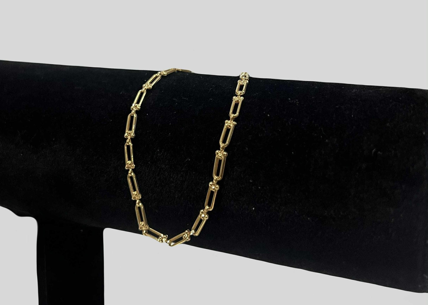 WG003714 B 18k Saudi Gold 7.5-8.5" Adjustable 2.41g