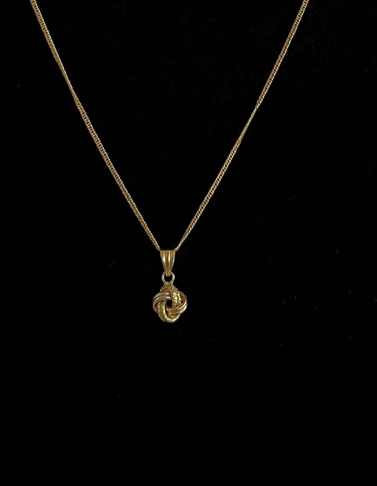 WG003682 N 18k Saudi Gold Necklace - 20", 1.78g