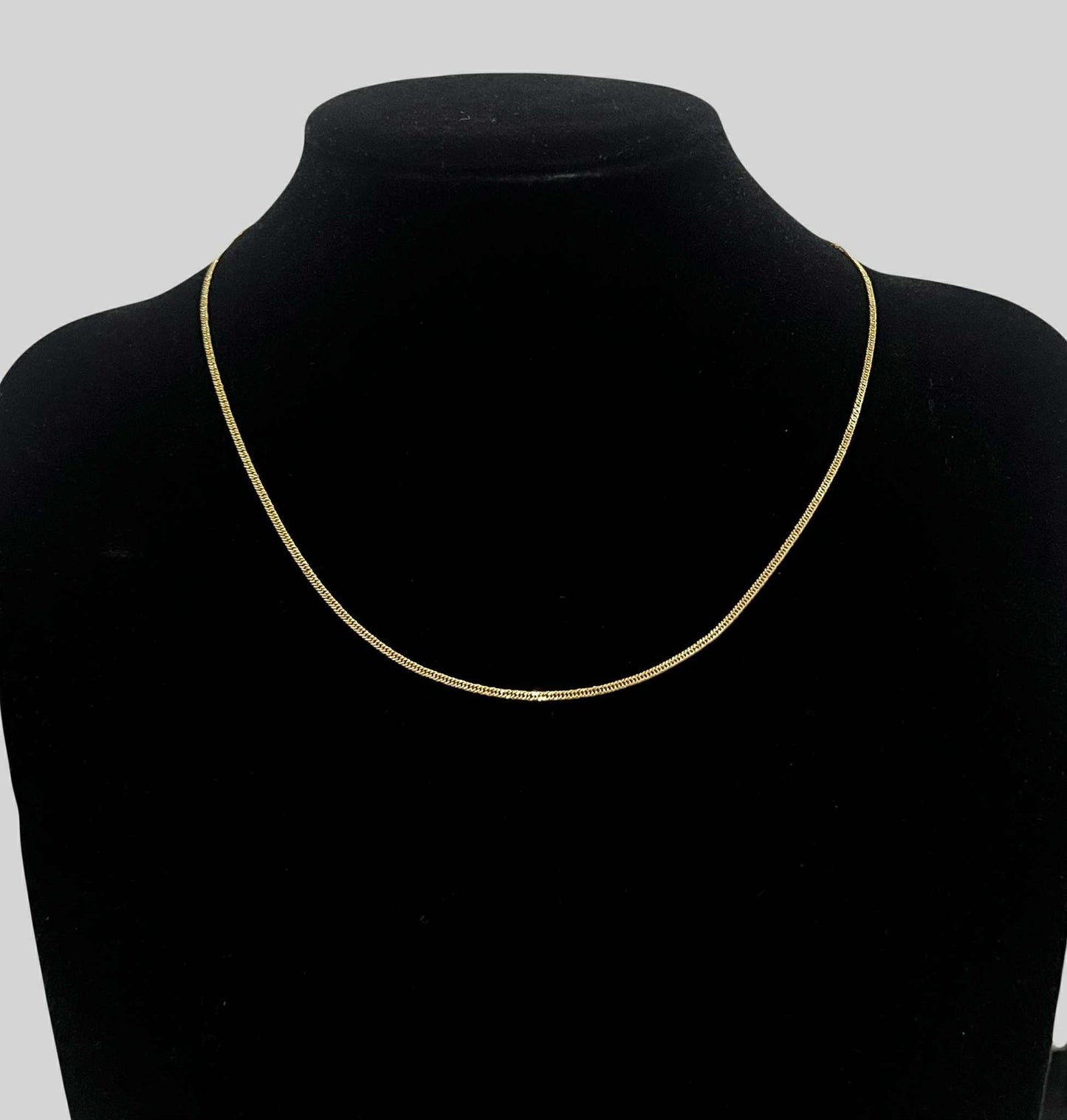 WG003704 N 18k Saudi Gold Necklace 24" 3.66g