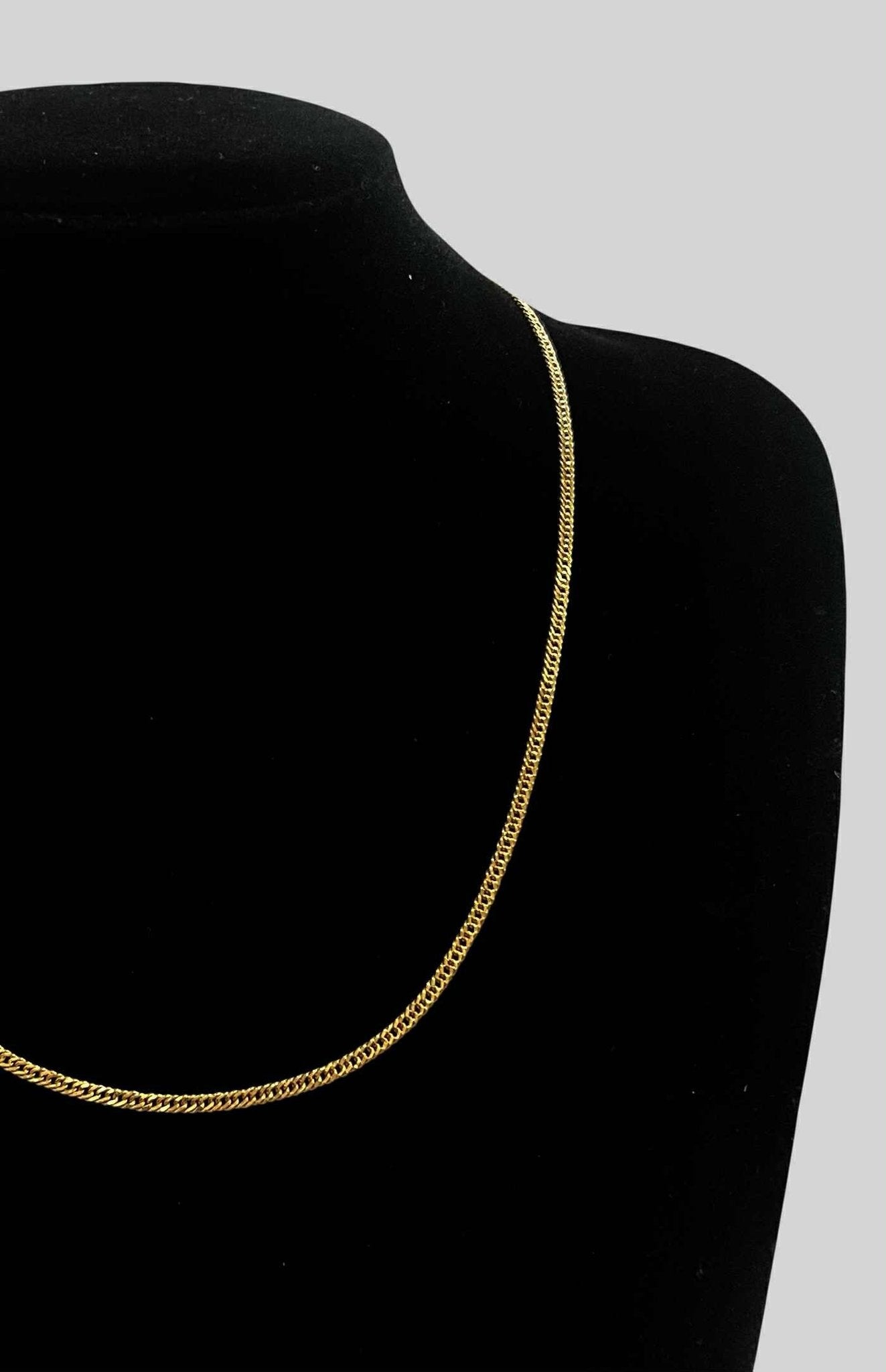 WG003732 N 18k Saudi Gold Necklace 20" 4.29g