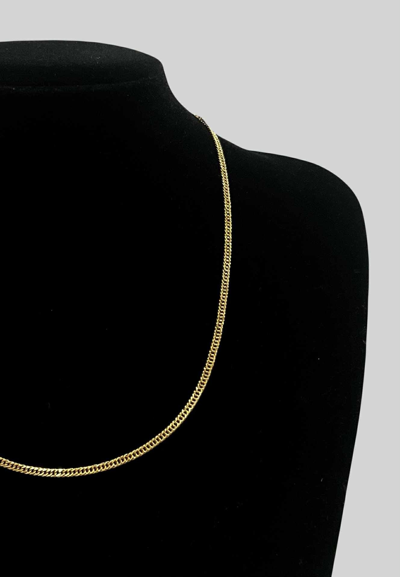 WG003739 N 18k Saudi Gold Necklace 20" 4.54g