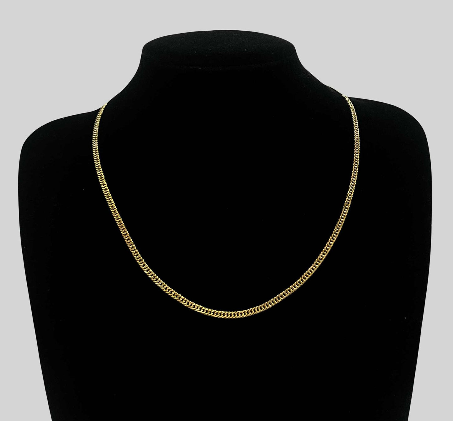 WG003743 N 18k Saudi Gold Necklace 20" 6.03g