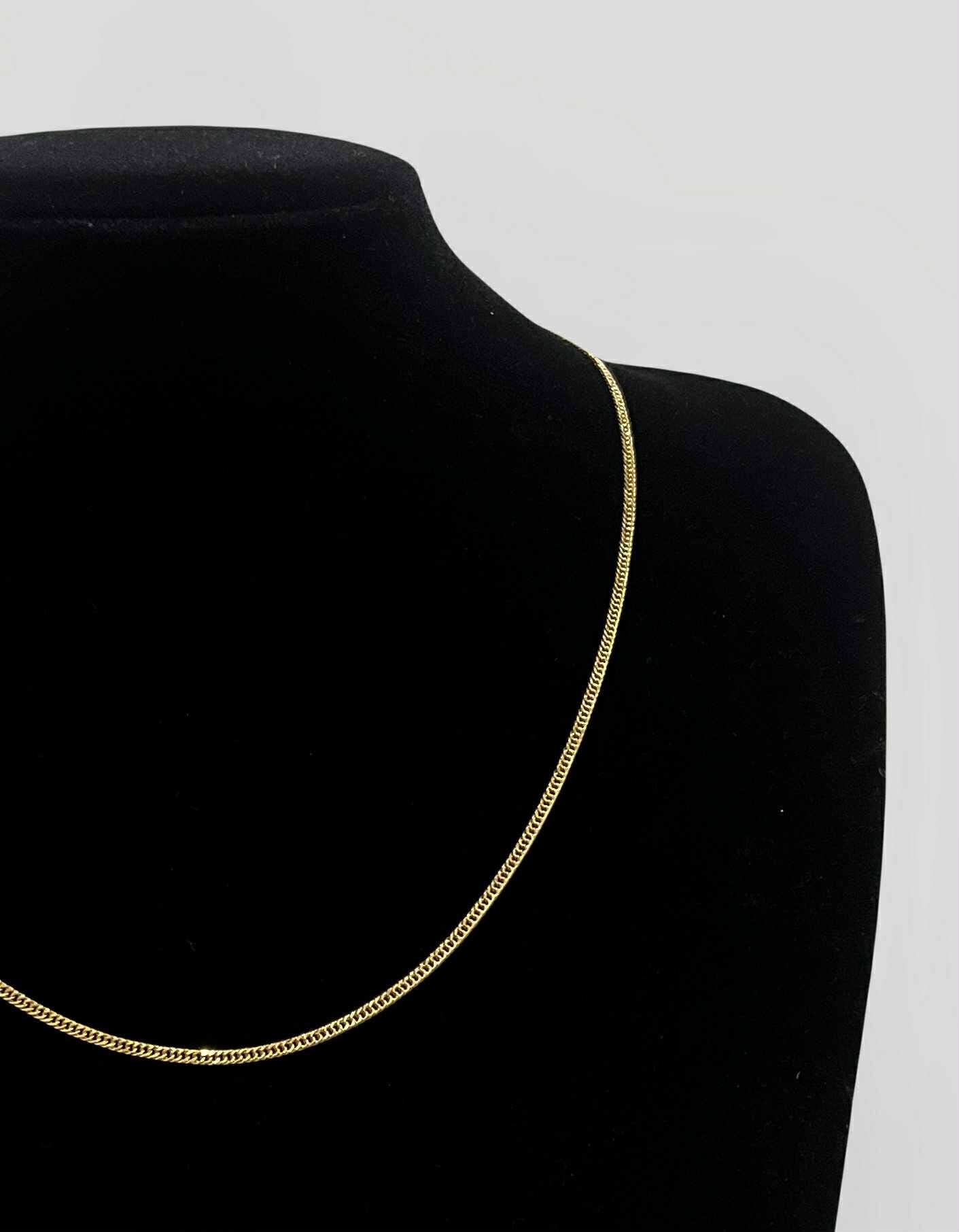 WG003744 N 18k Saudi Gold Necklace 20" 3.24g