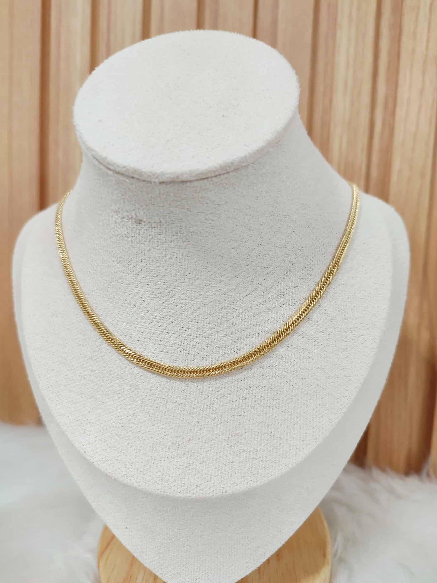 WG003810 Necklace 18k Saudi Gold 18" 3.74g