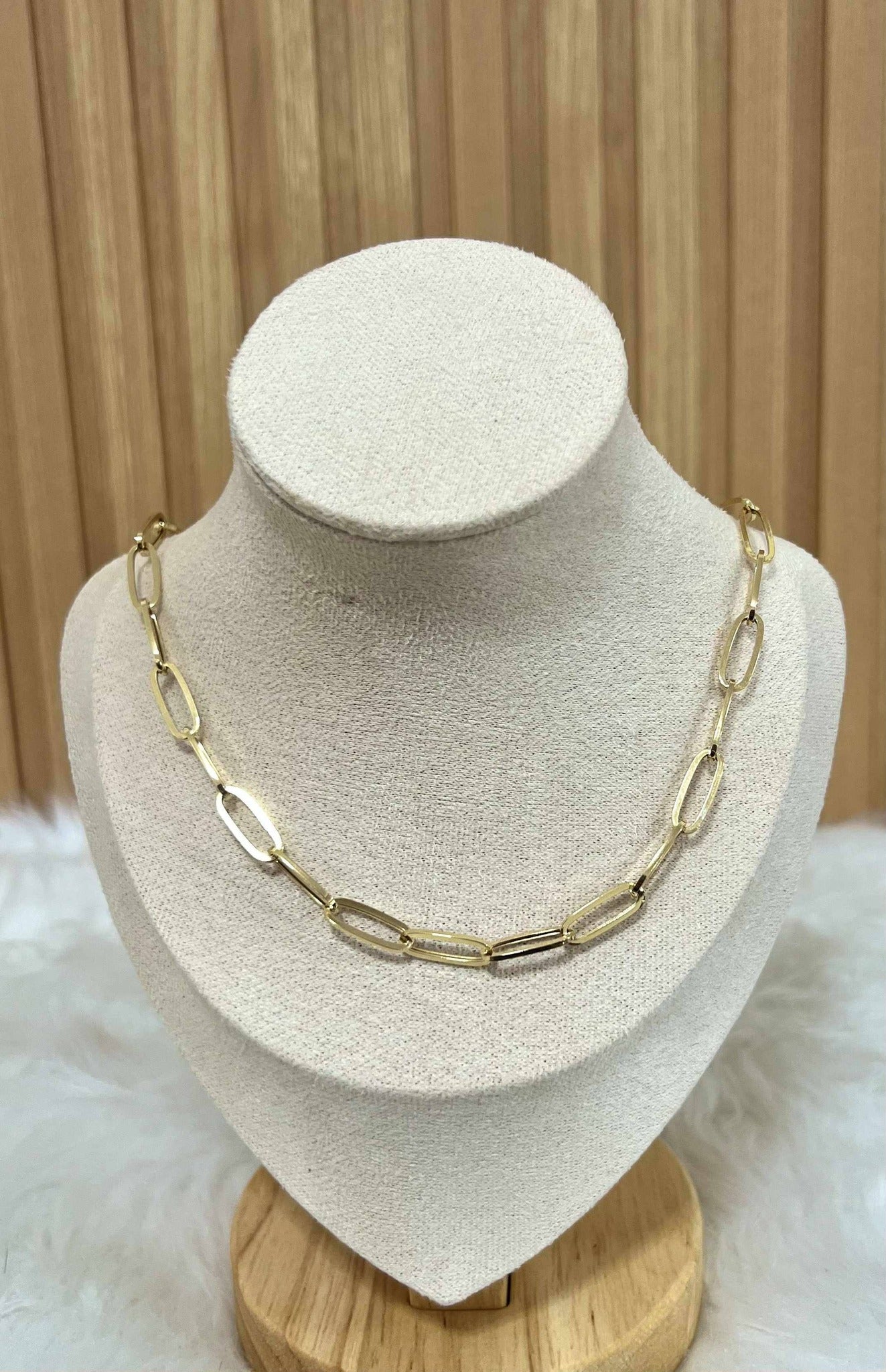 WG003843 Necklace 18k Saudi Gold 18" 5.18g