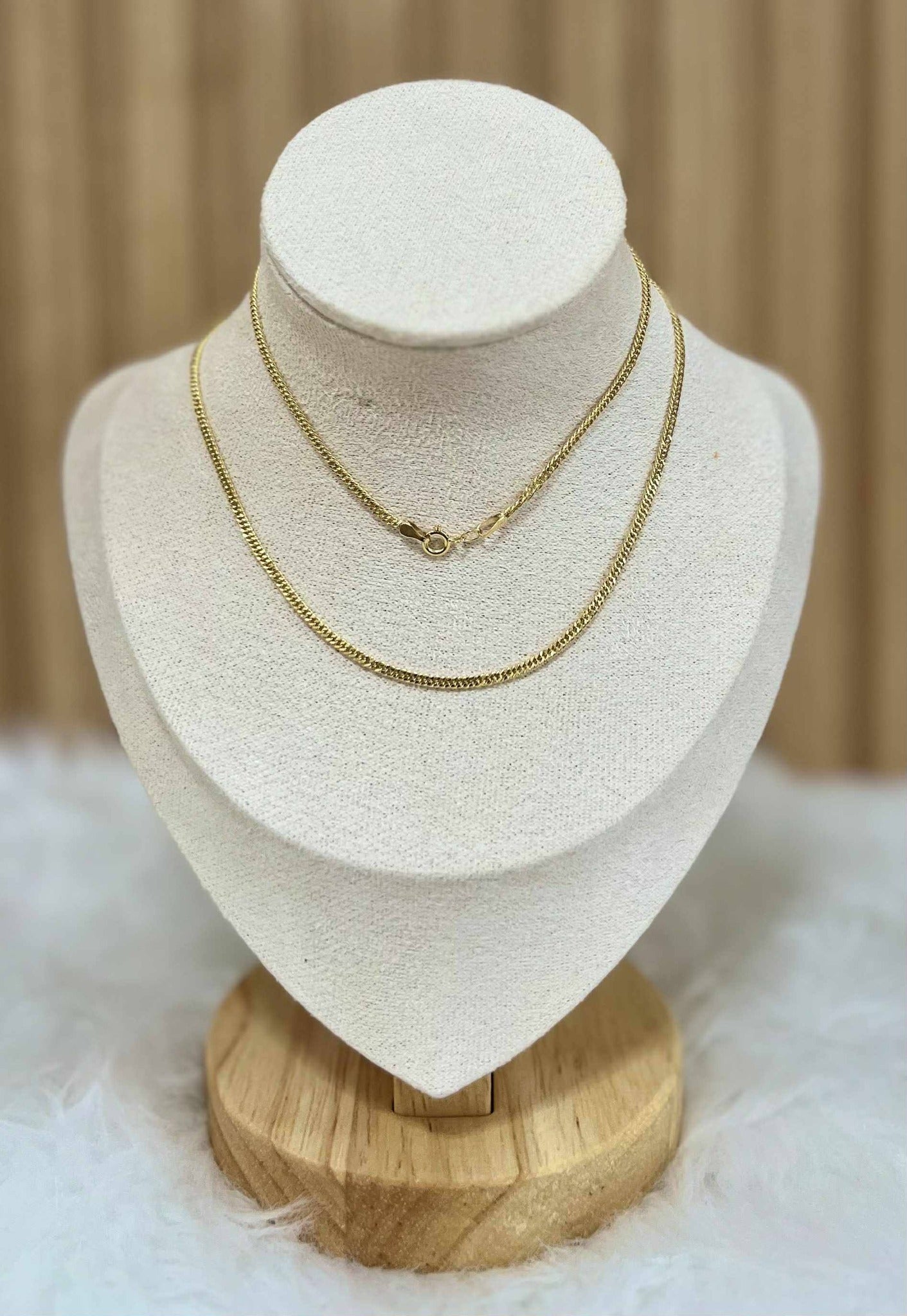WG003846 Necklace 18k Saudi Gold 20" 2.85g
