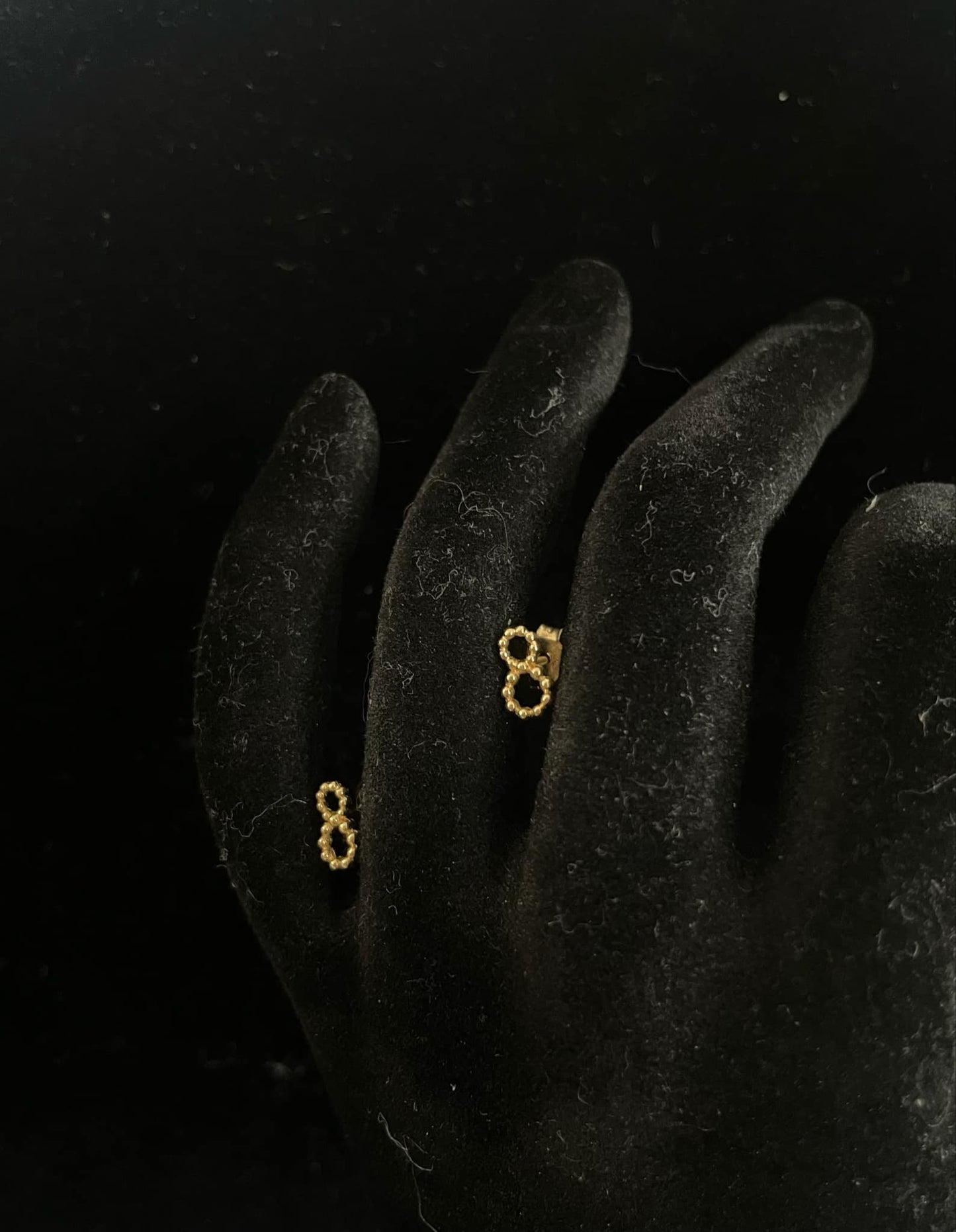 WG03502 E, 18k Saudi Gold Earrings โ 1.14 grams