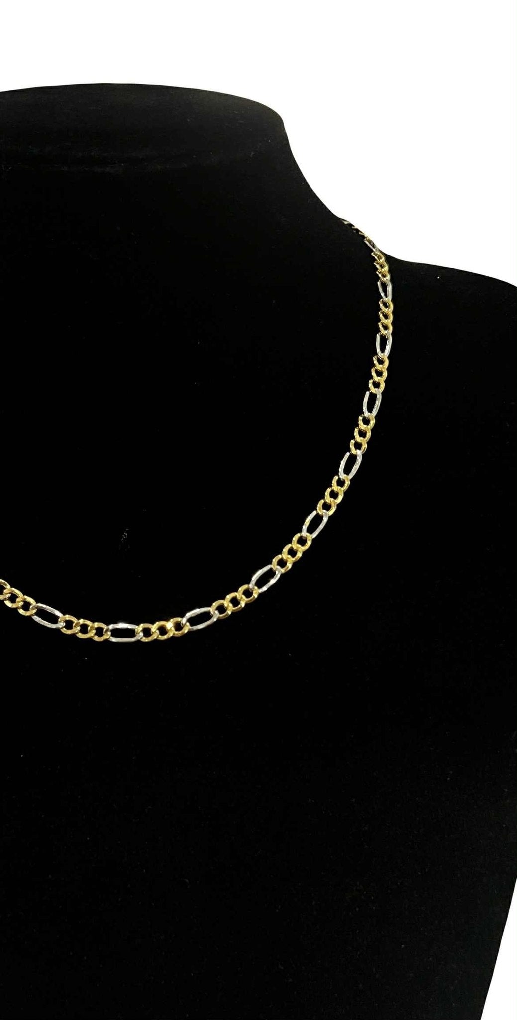 WG03563 N 18k Saudi Gold Necklace 18" 7.30g