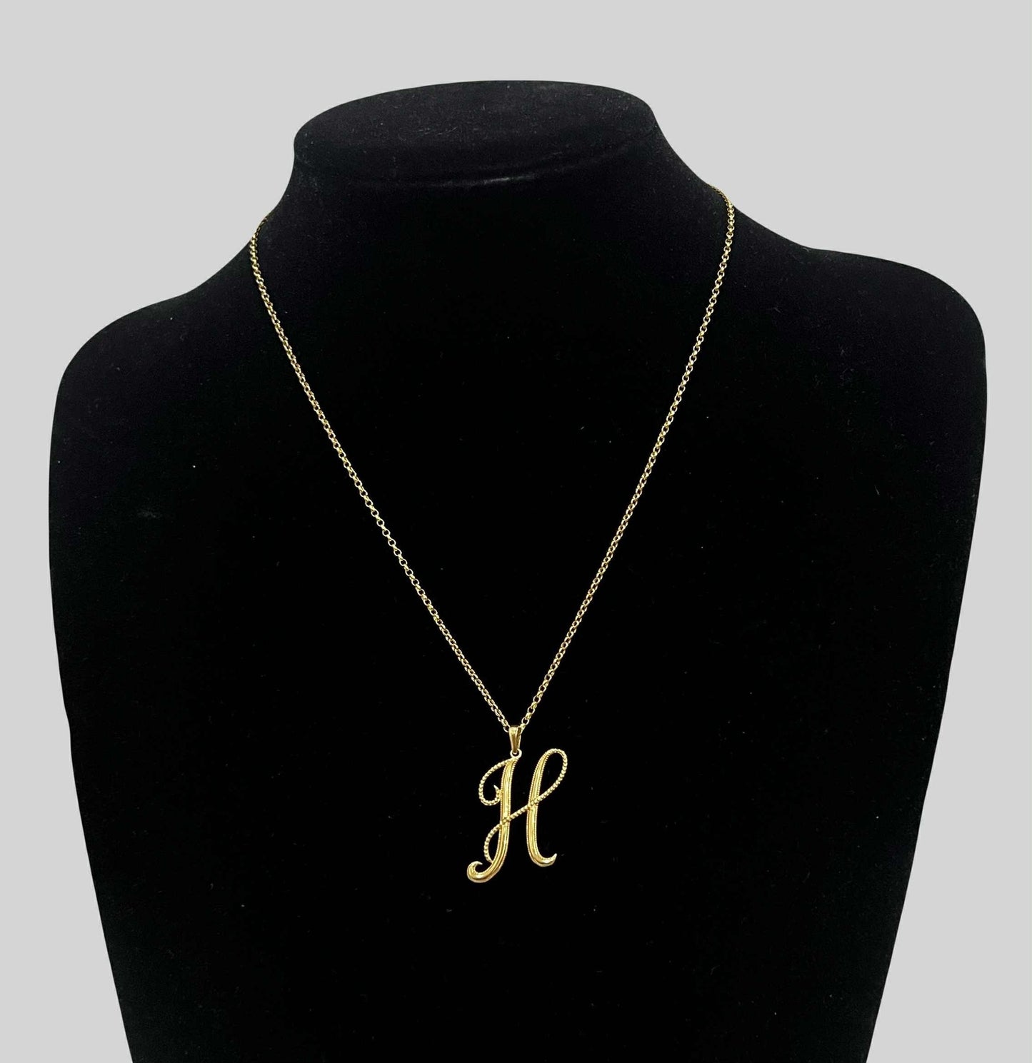 WG03758 N 18k Saudi Gold Necklace 18" 4.23g