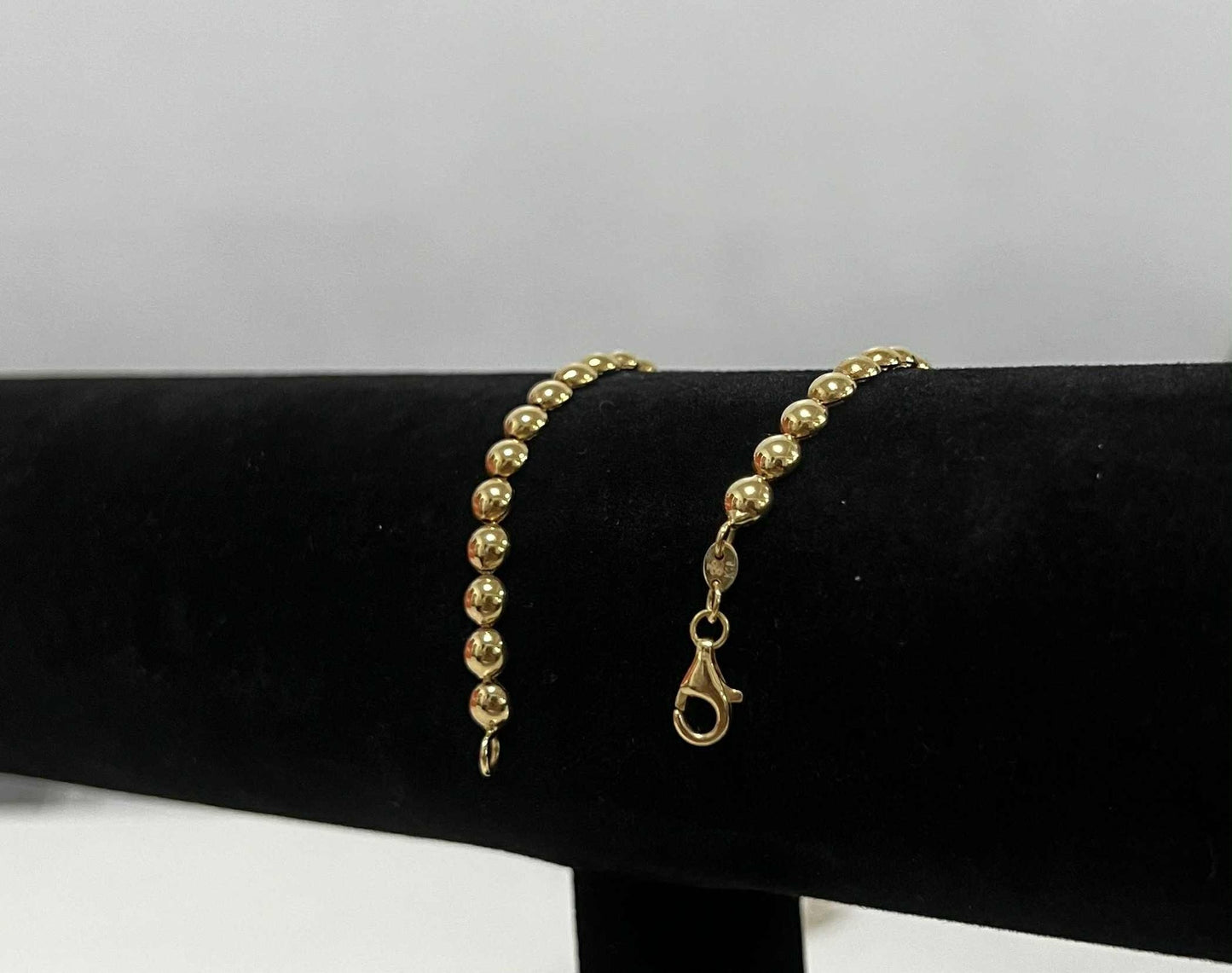 WG03764 B 18k Saudi Gold Bracelet 7.5" 5.14g