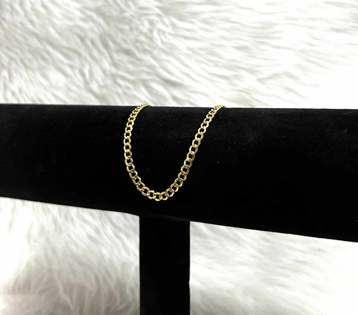 WG03770 B 18k Saudi Gold Bracelet 7.5" 2.34g